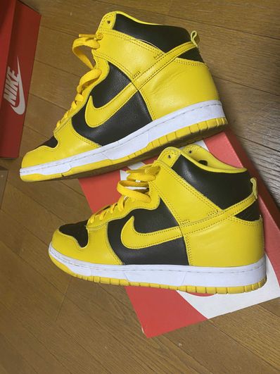 Nike Dunk High "Black/Varsity Maize"
