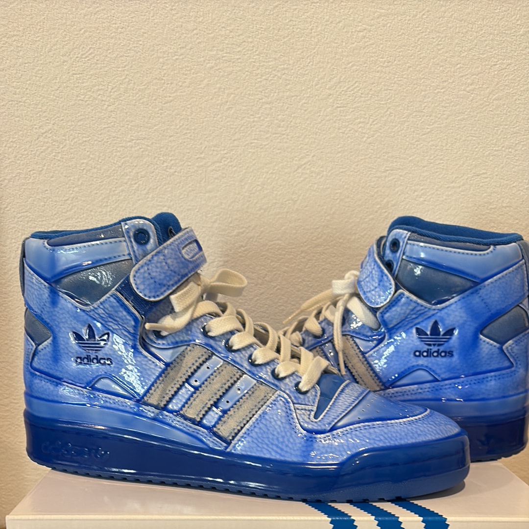 ジェレミー スコット アディダス フォーラム ディップド "ブルー"