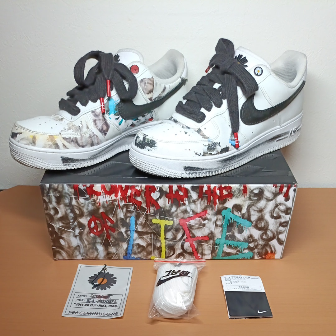 PEACEMINUSONE × Nike Air Force 1 Low "Para-noise/White/Black" / G-DRAGON