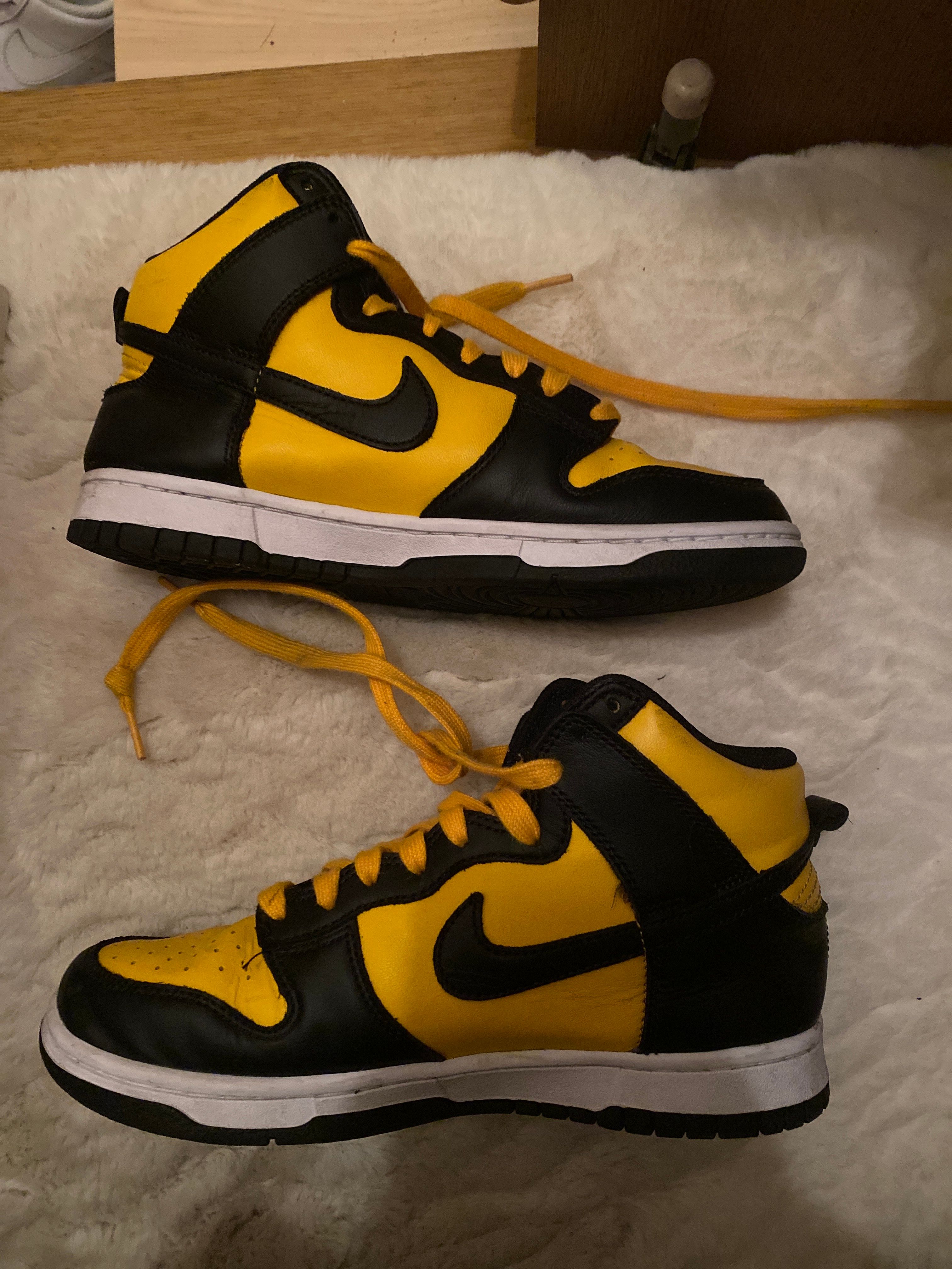 Nike Dunk High "University Gold and Black"