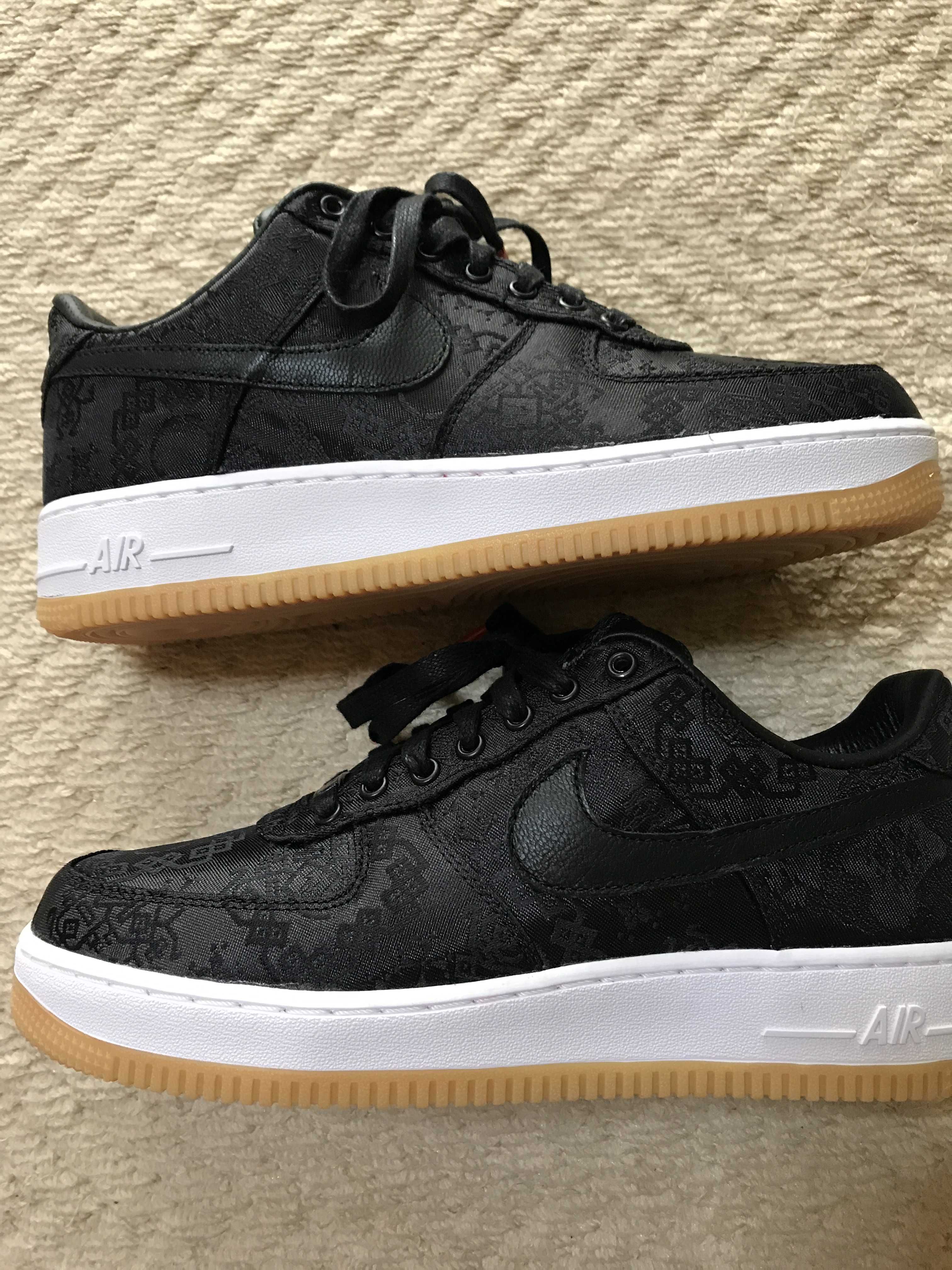 Fragment × CLOT × Nike Air Force 1 Low "Black"