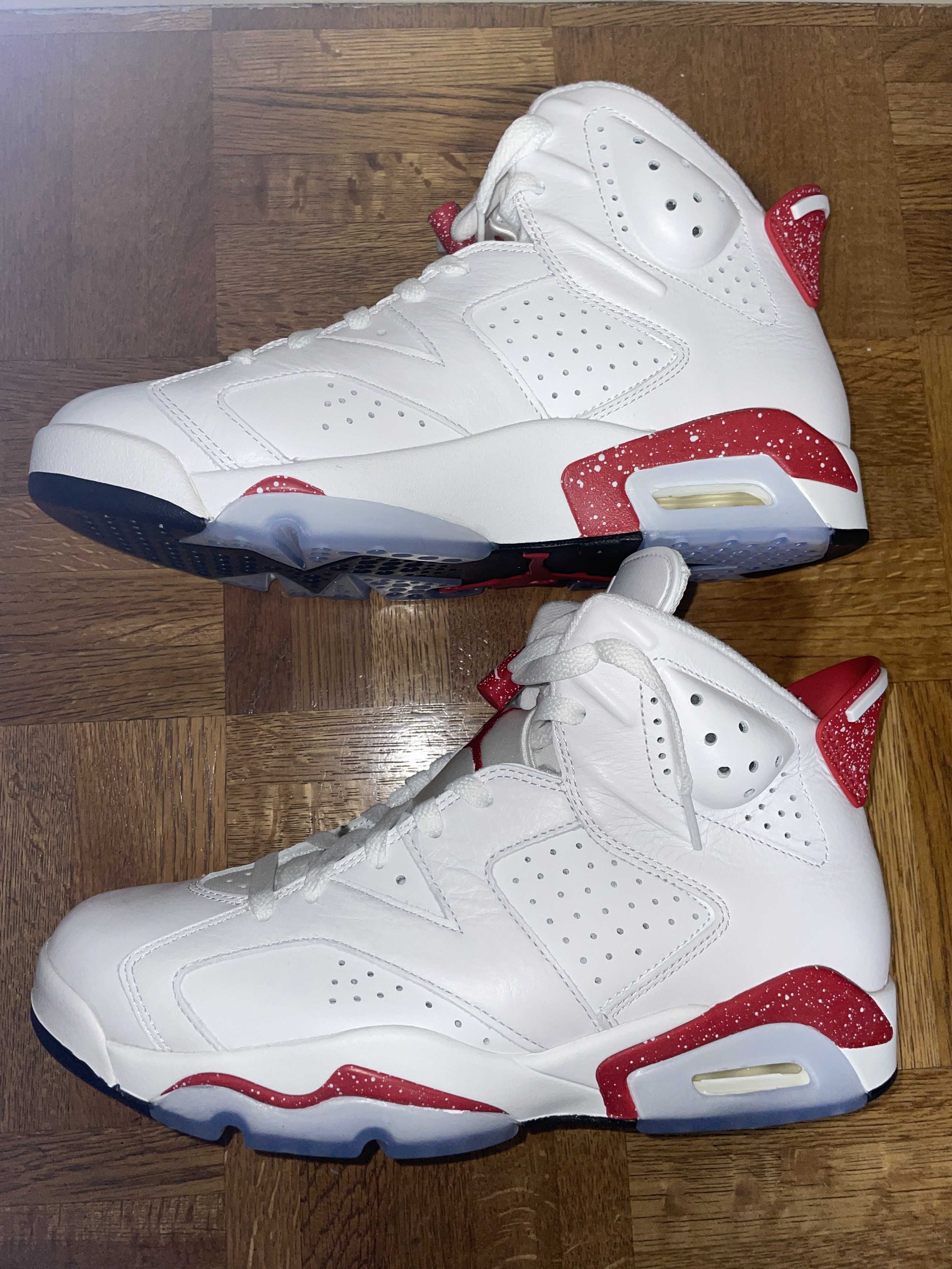 Nike Air Jordan 6 "White and University Red/Red Oreo"