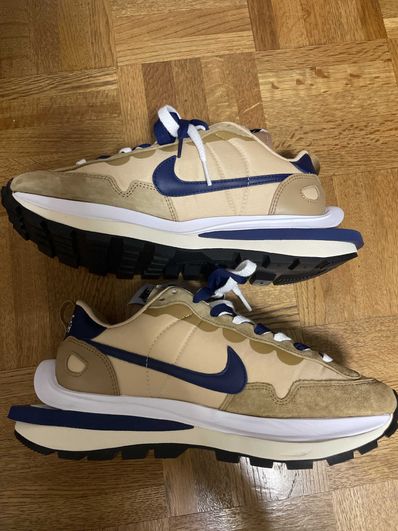 Sacai × Nike Vapor Waffle "Sesame And Blue Void"