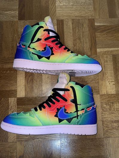 J Balvin × Nike Air Jordan 1 High OG "Rainbow"