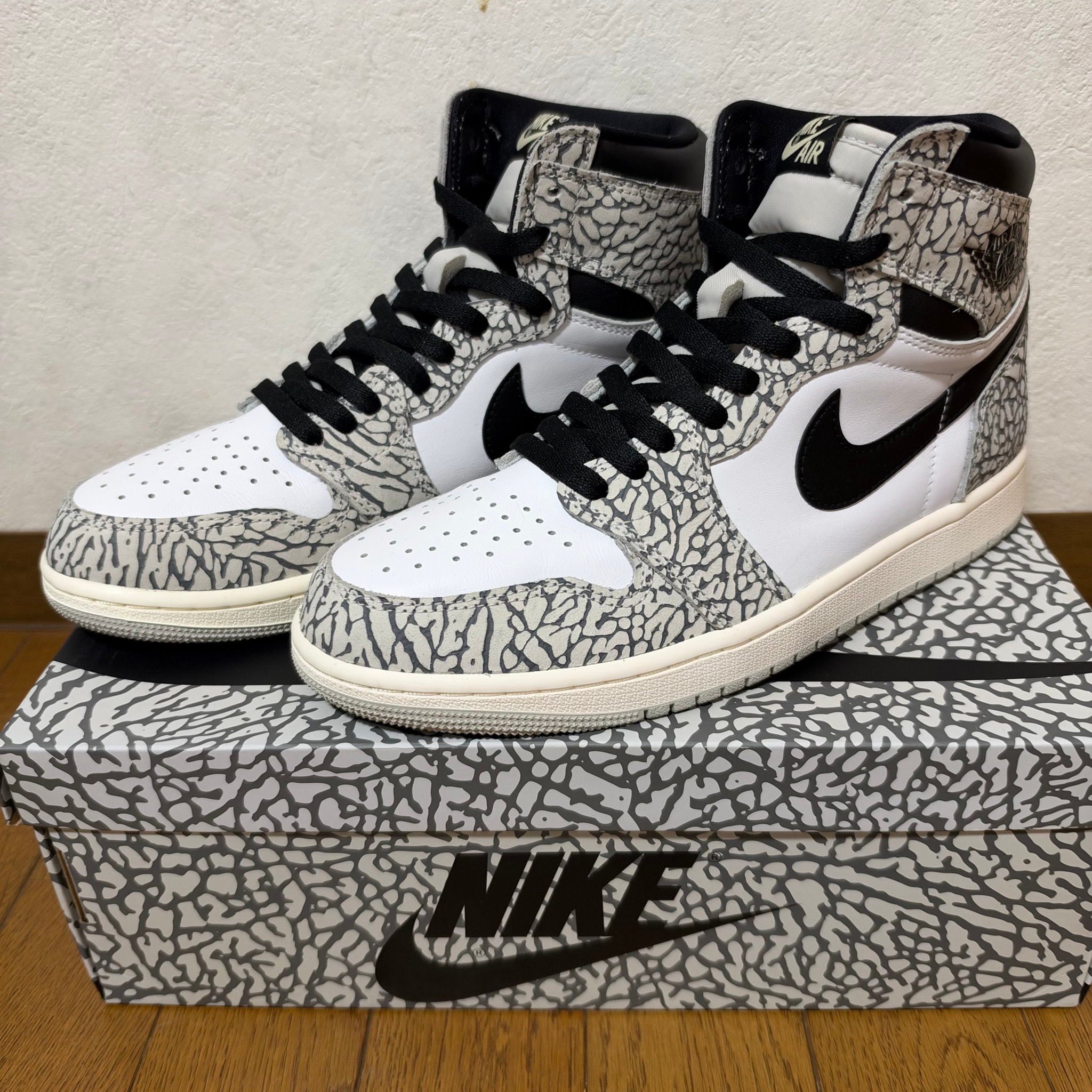 Nike Air Jordan 1 High OG "White Cement/Safari"