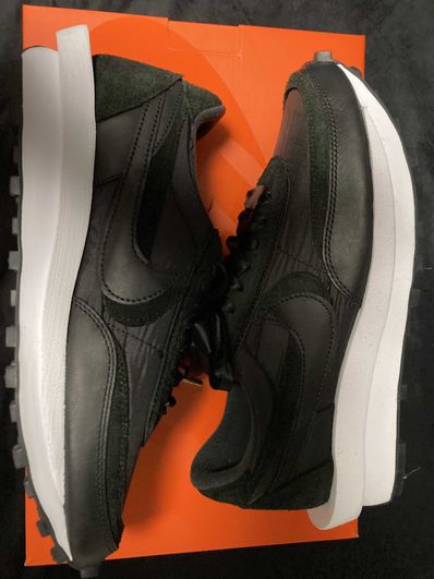 sacai × Nike LDV Waffle "Triple Black"