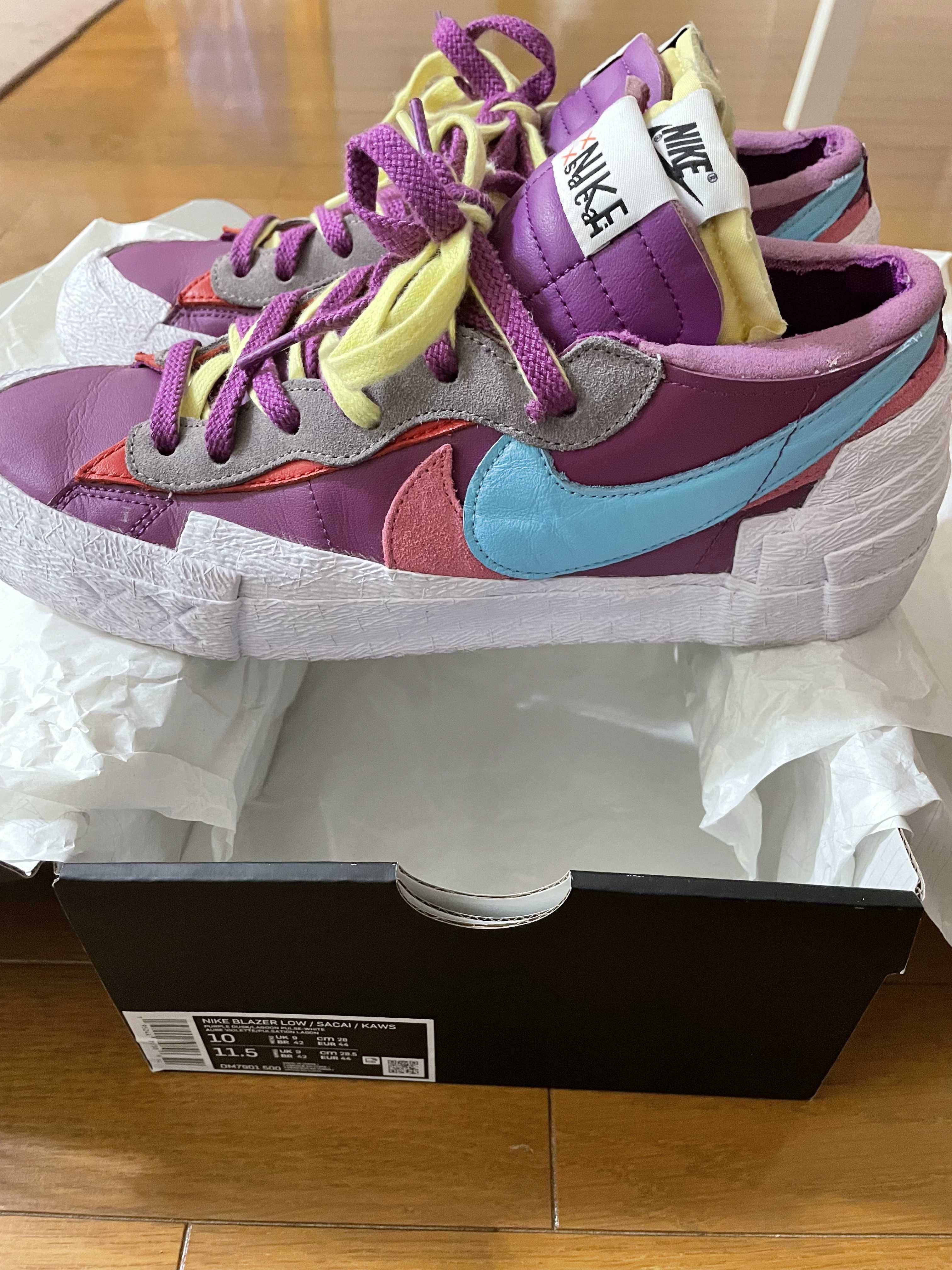 KAWS × sacai × Nike Blazer Low "Purple Dusk"