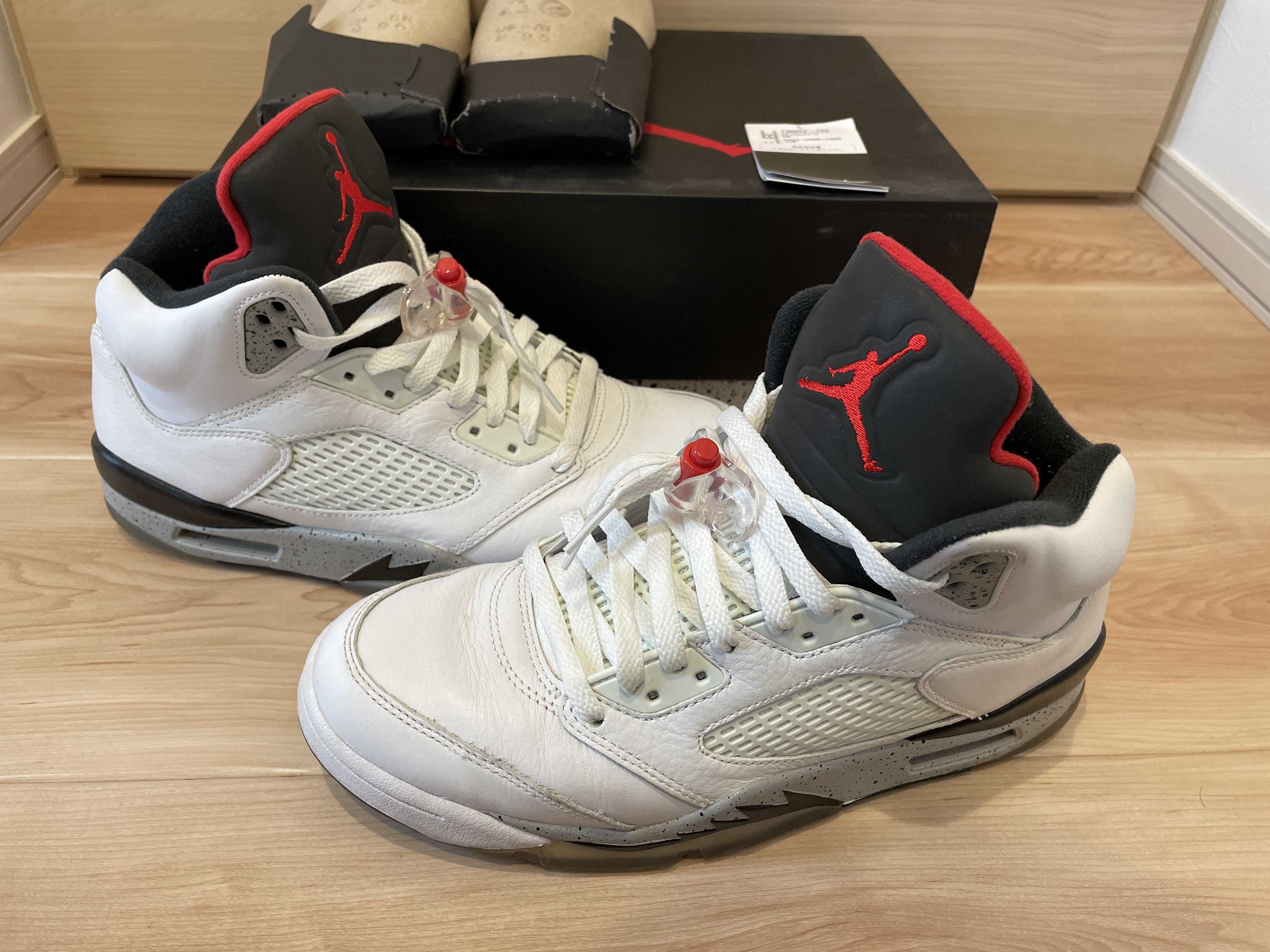 NIKE AIR JORDAN 5 RETRO "WHITE CET"
