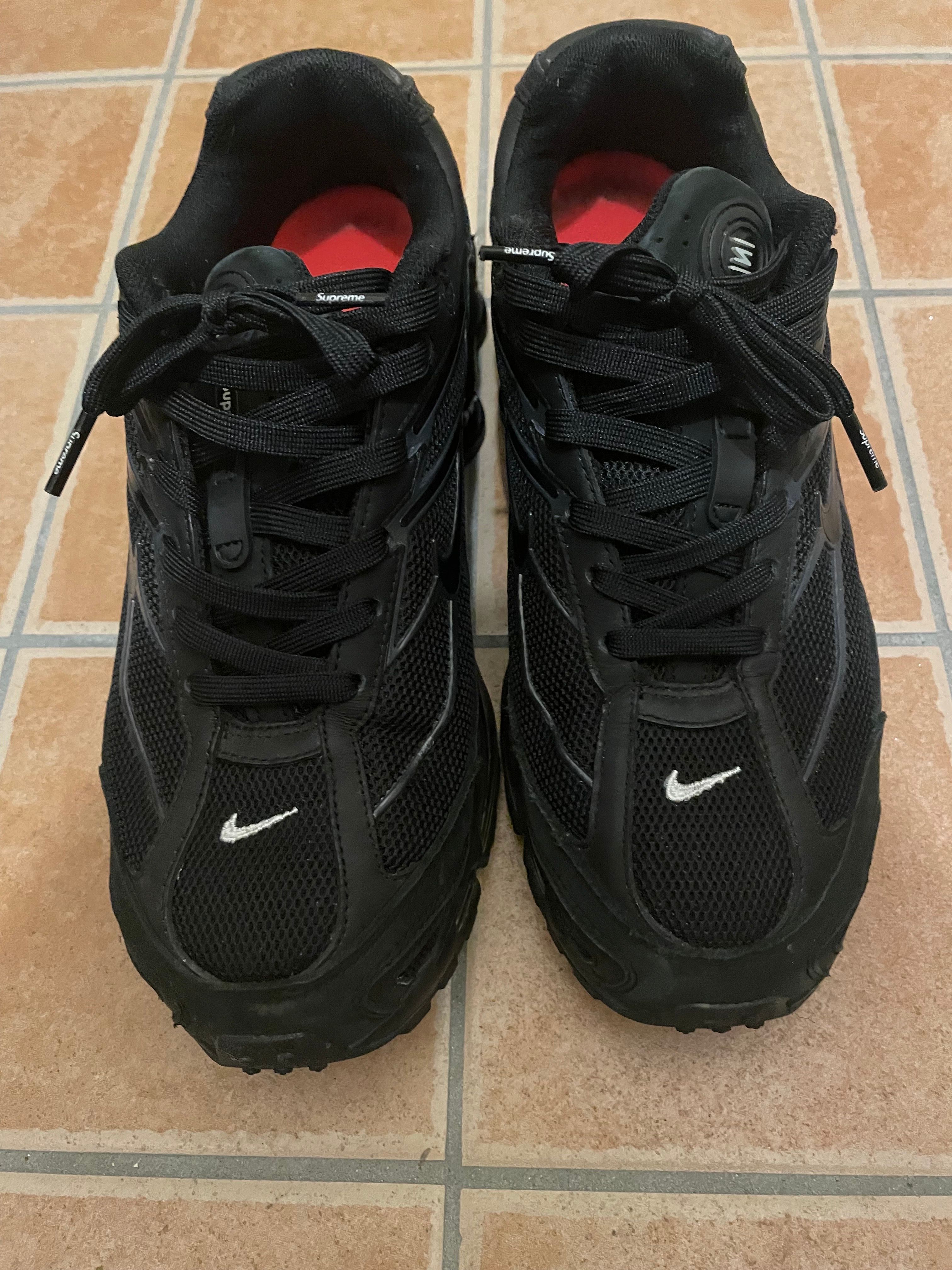 Supreme × Nike Shox Ride 2 "Black/Black-White"