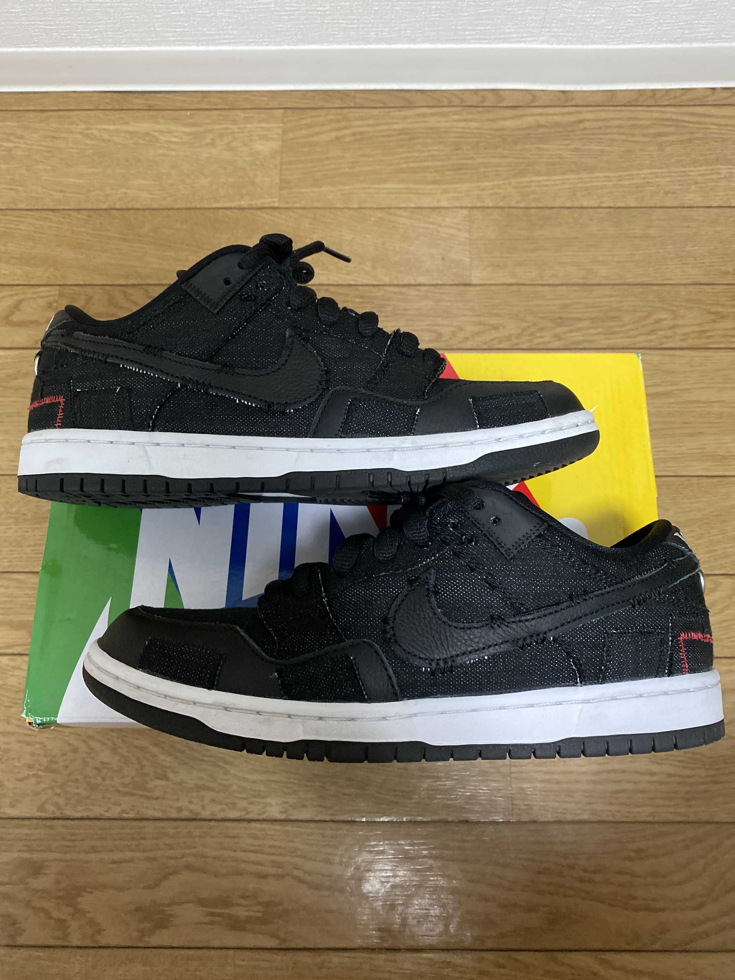 Wasted Youth × Nike SB Dunk Low "Black Denim" / VERDY