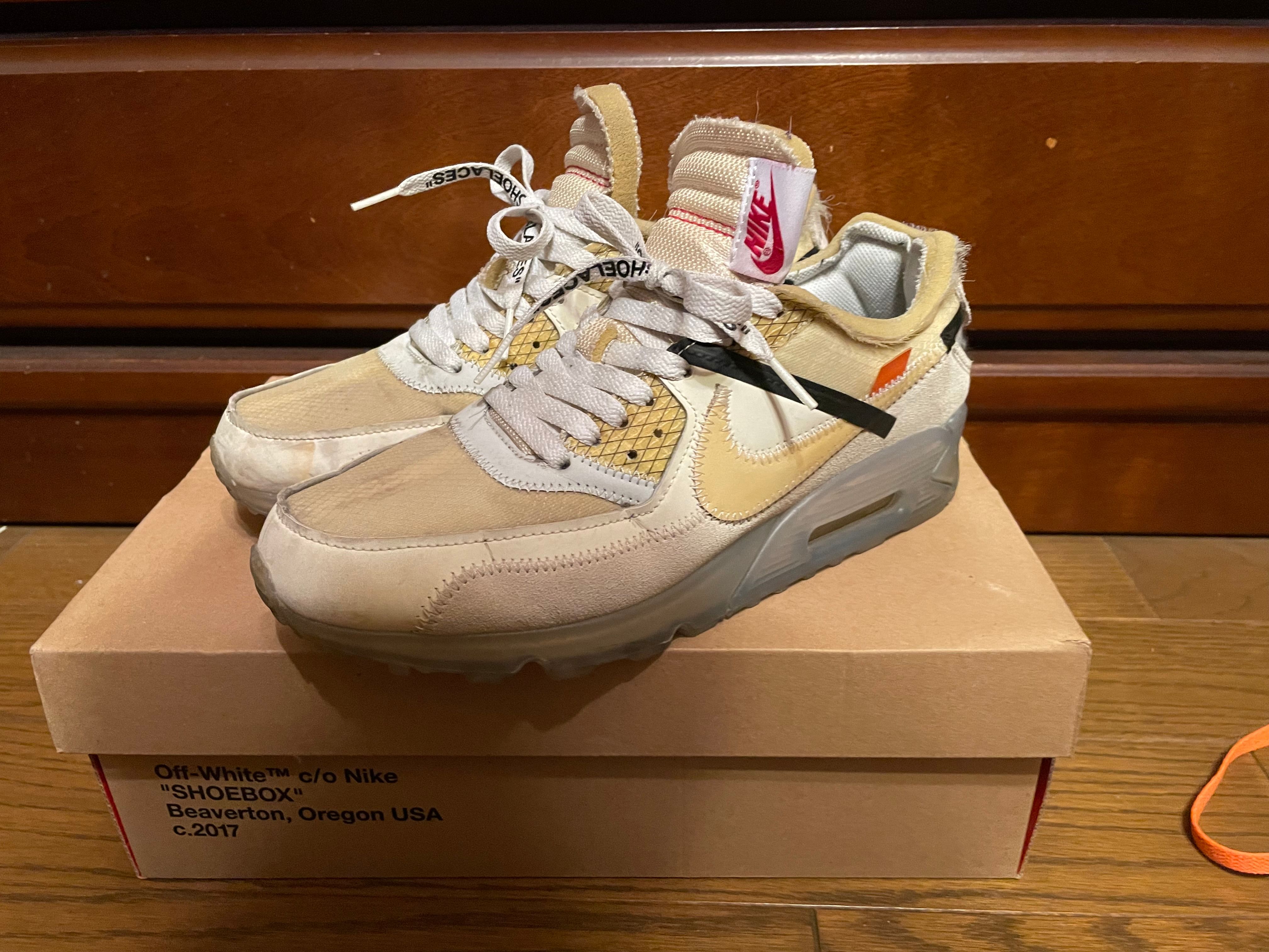Off-White × Nike Air Max 90 "The 10/Sail"