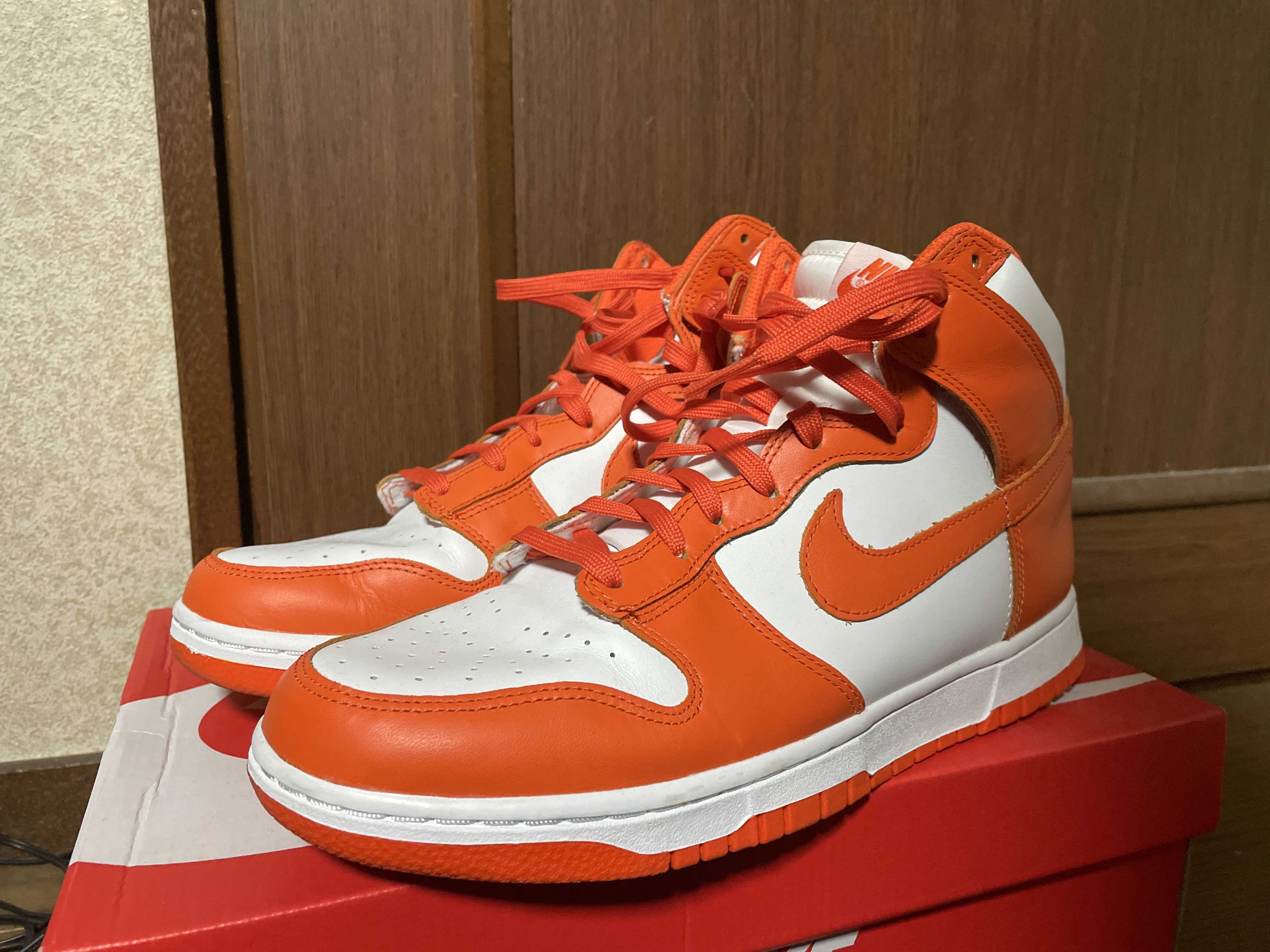 NIKE Women's DUNK HIGH "ORANGE BLAZE"