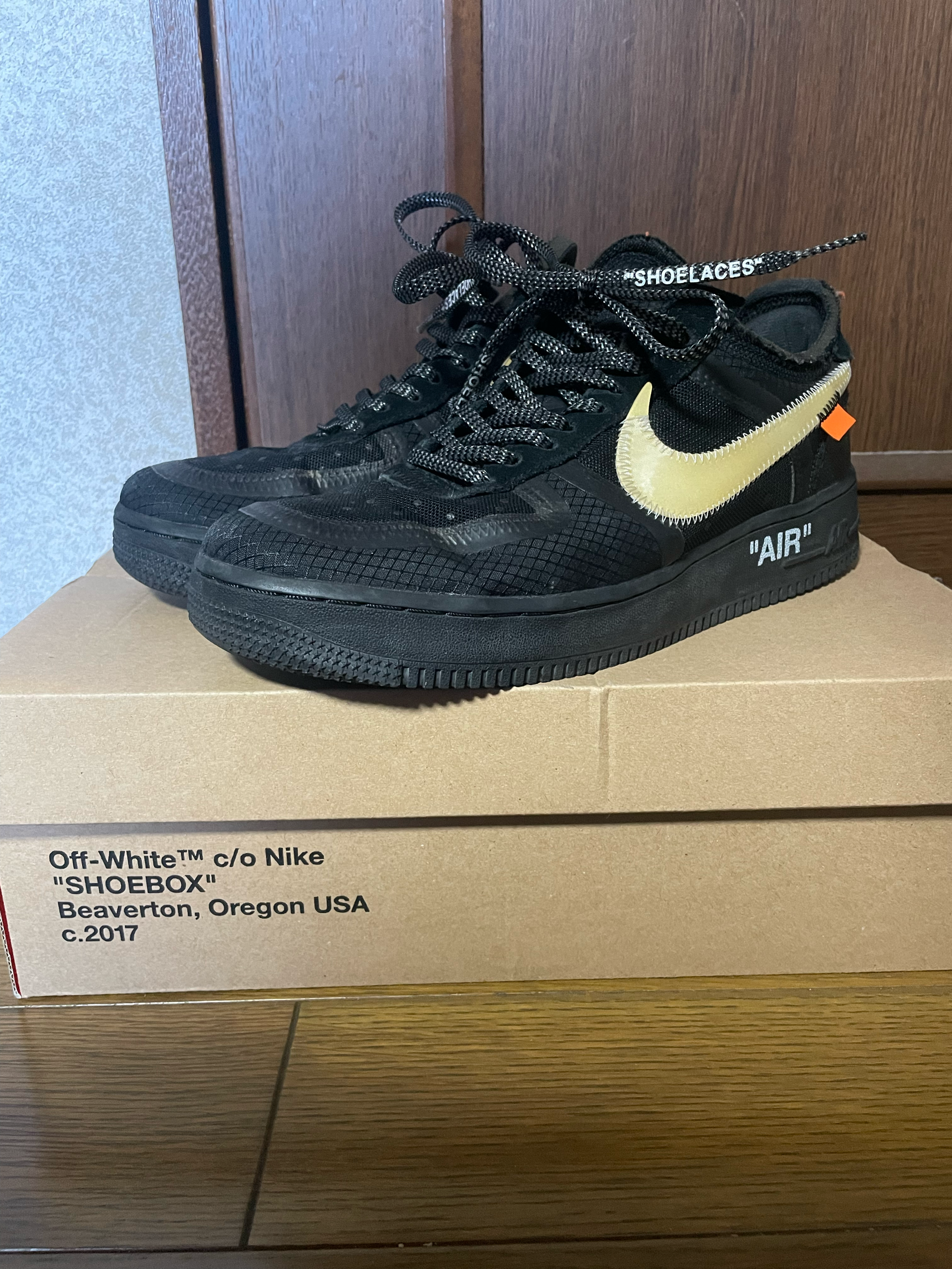 Off-White × Nike Air Force 1 Low "Black"