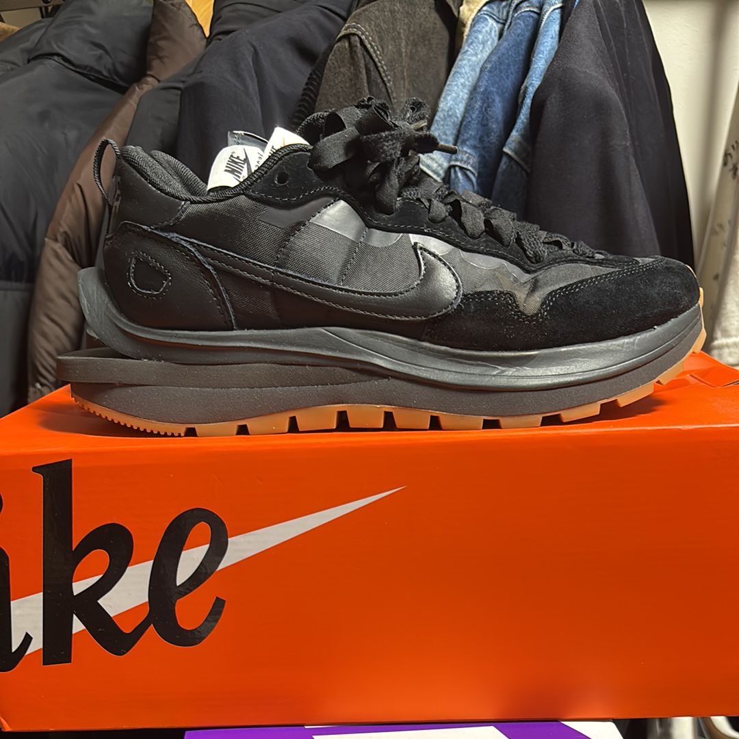 sacai × Nike VaporWaffle "Black Gum"