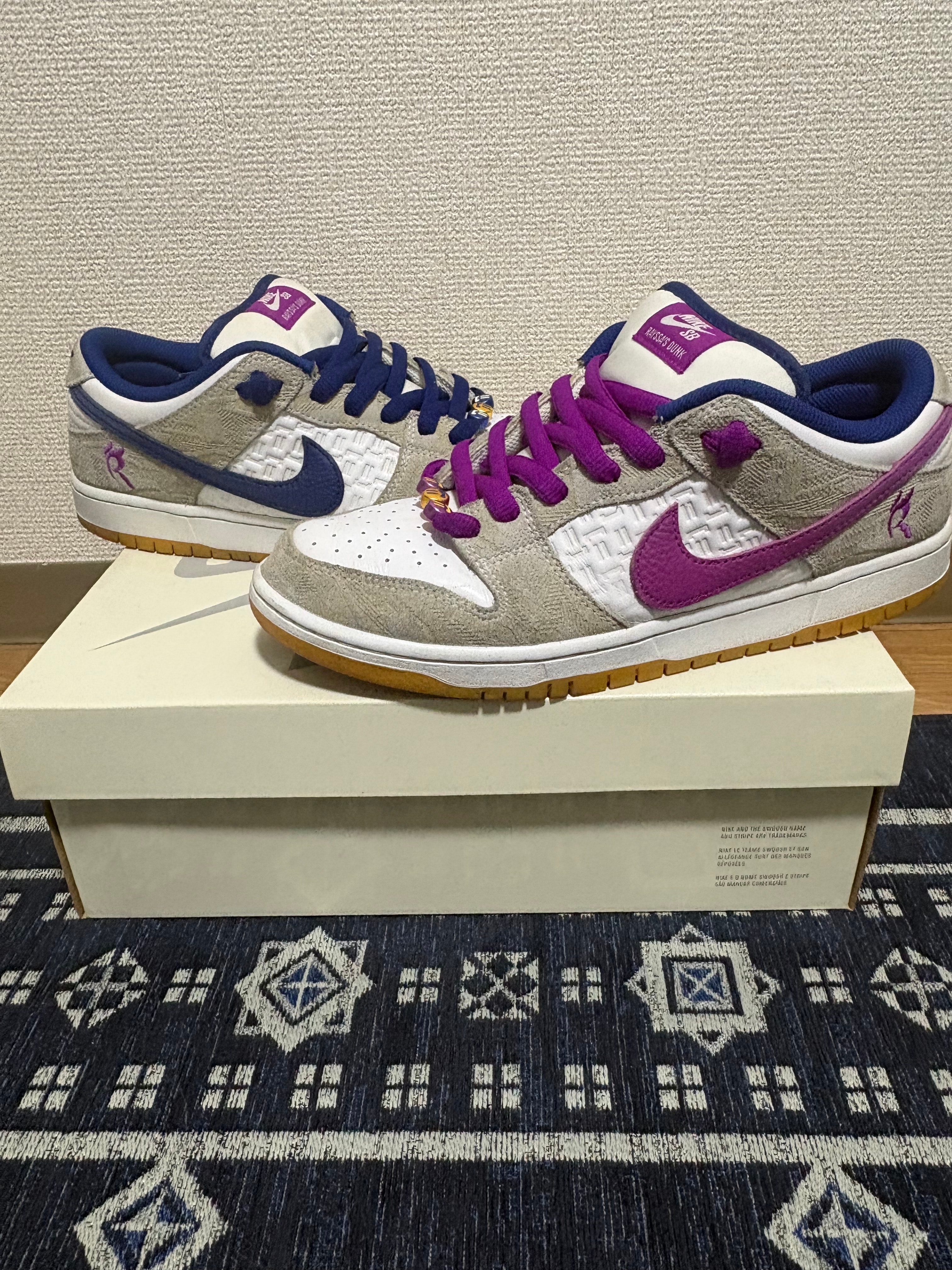 Rayssa Leal × Nike SB Dunk Low PRM "Pure Platinum and Vivid Purple"