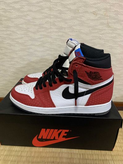 Spiderman × Nike Air Jordan 1 Origin Story "Gym Red/White/Photo Blue/Black"