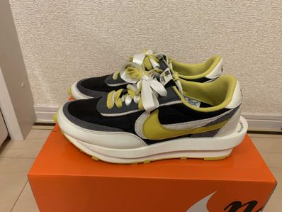 UNDERCOVER × sacai × Nike LD Waffle "Black/Sail-Dark Grey-Bright Citron"