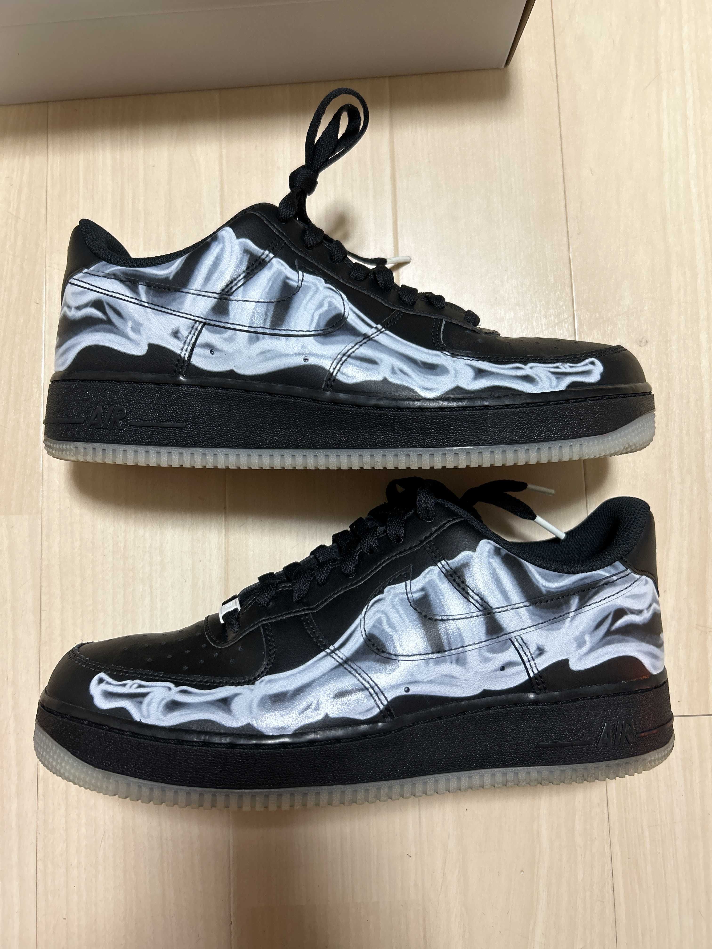 Nike Air Force 1 Low "Black Skeleton"