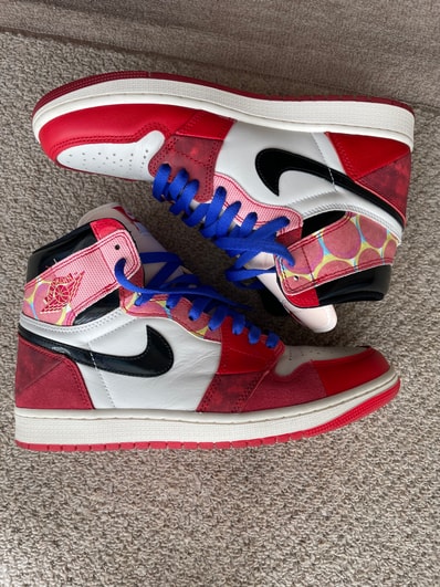 Spider-Man × Nike Air Jordan 1 Retro High OG SP "Spider-Man: Across the Spider-Verse/University Red"