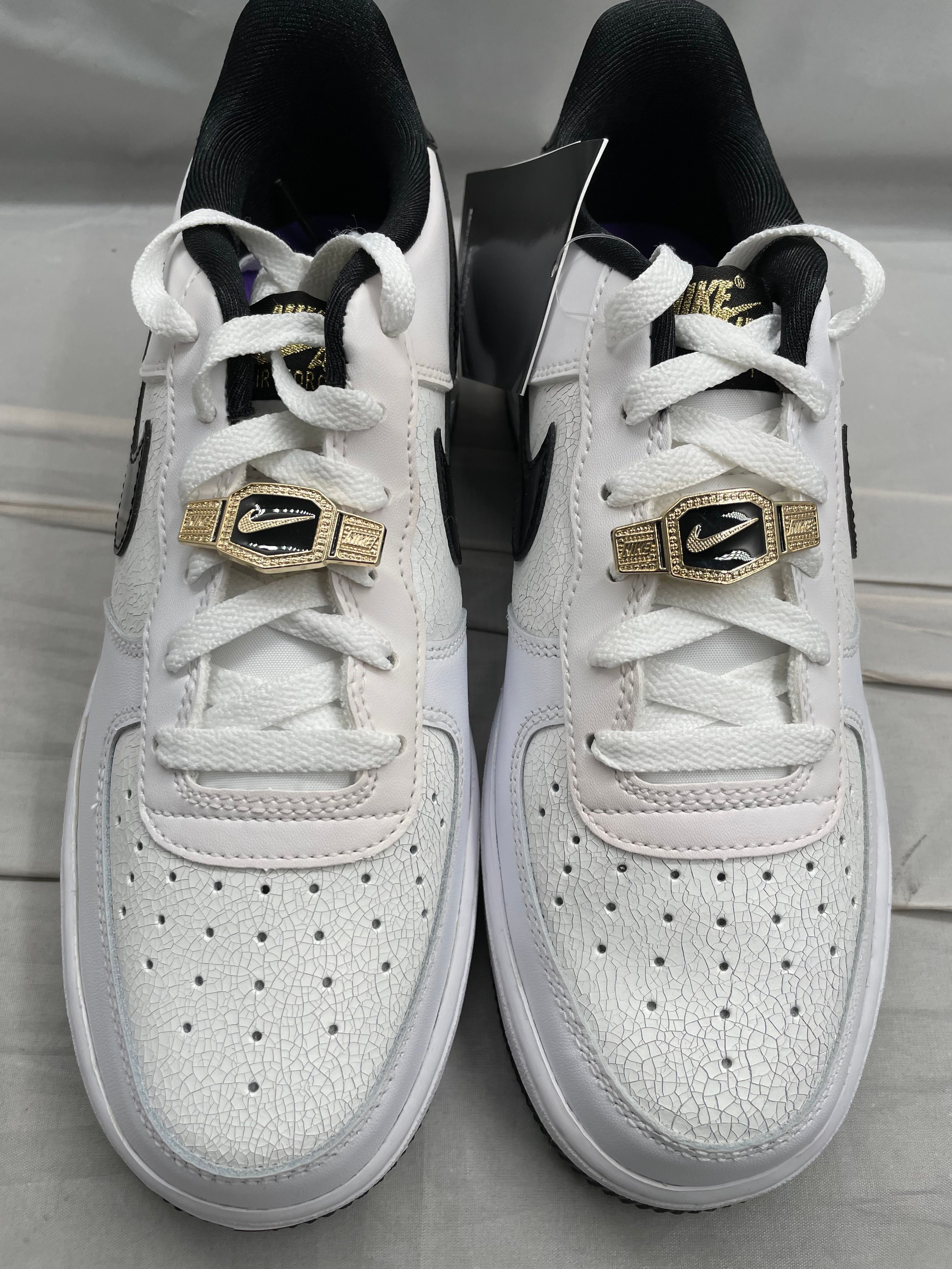 Nike GS Air Force 1 Low '07 LV8 "World Champ/White and Black"