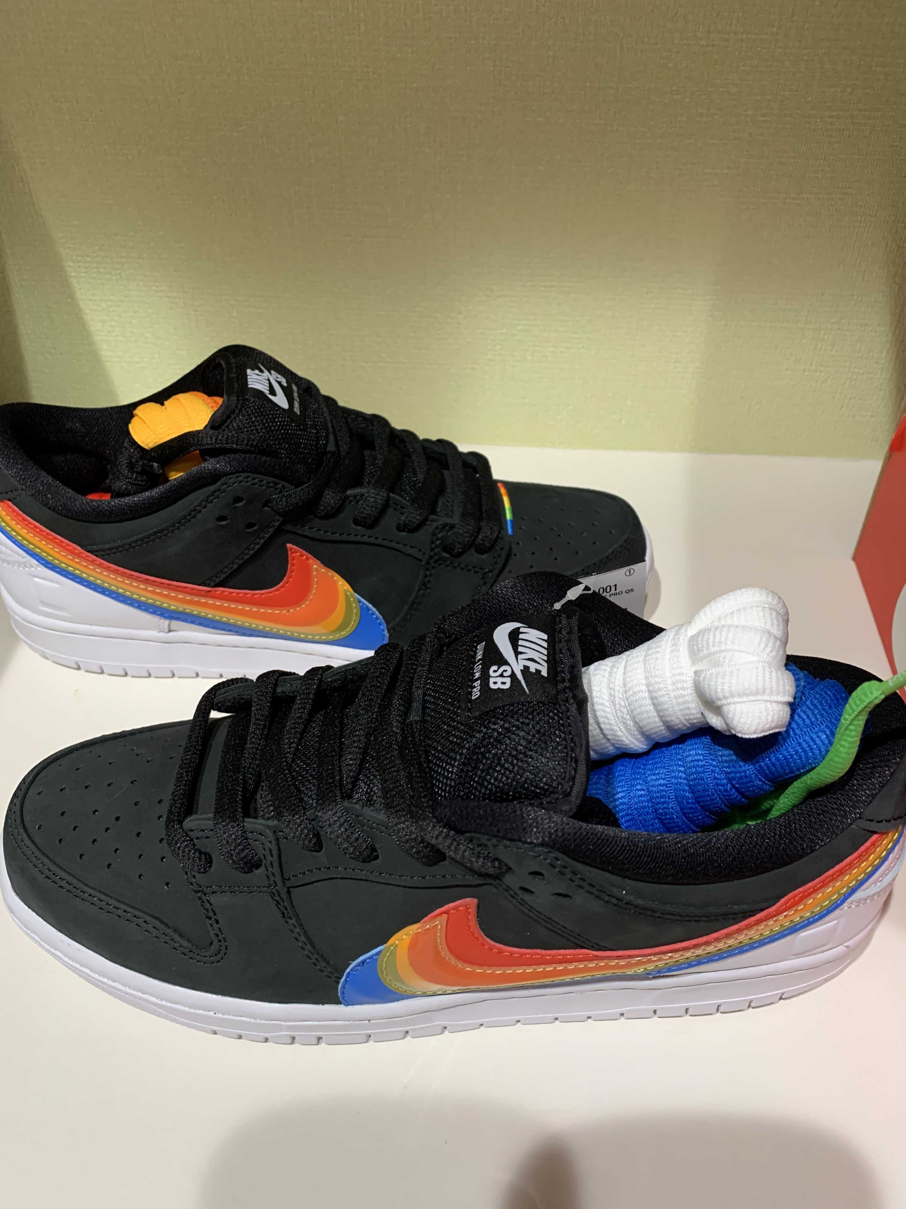 Polaroid × Nike SB Dunk Low Pro QS "Black/White"