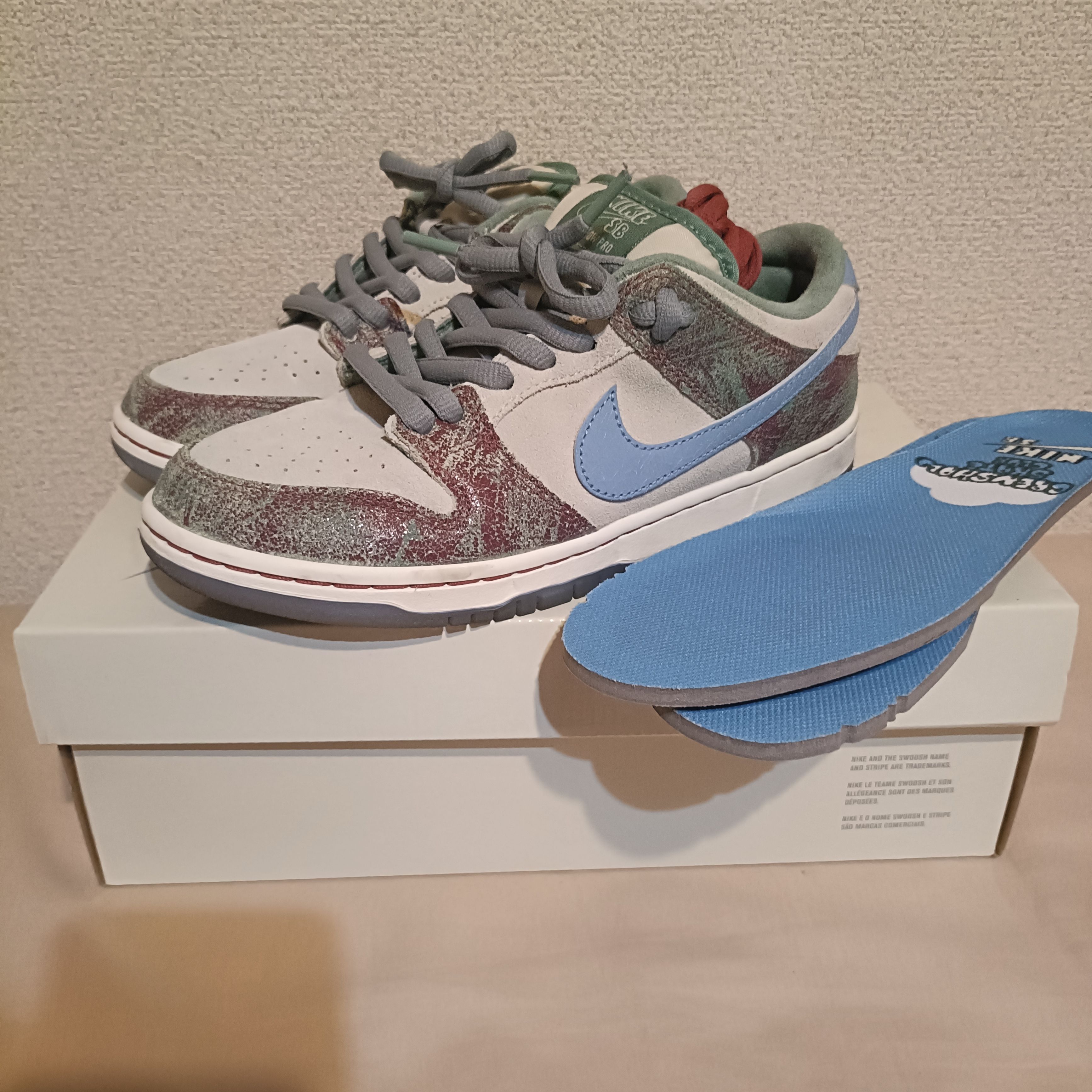Crenshaw Skate Club × Nike SB Dunk Low PRO QS "Sail/Light Blue-Cedar"