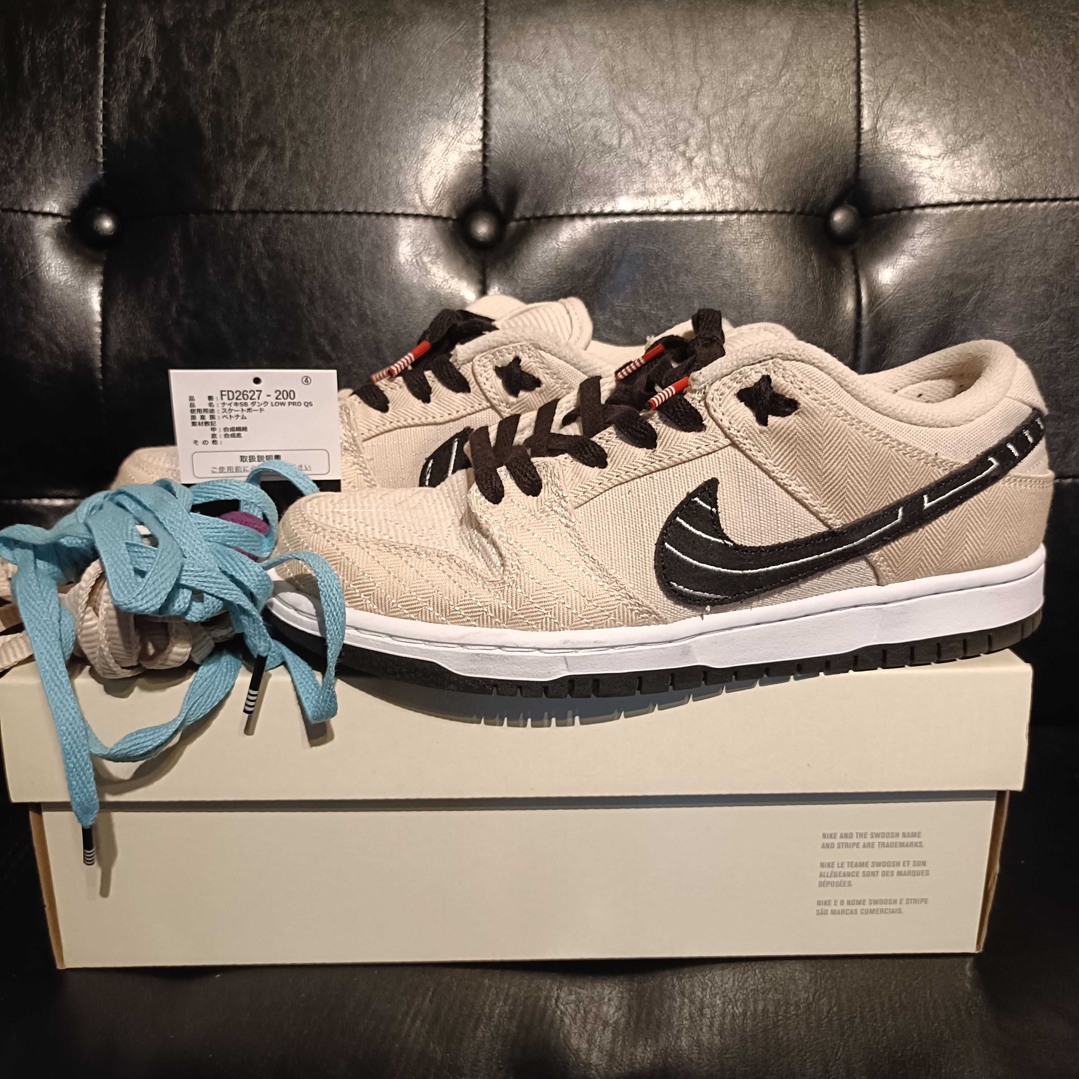 Albino & Preto × Nike SB Dunk Low Pro QS "Pearl White"