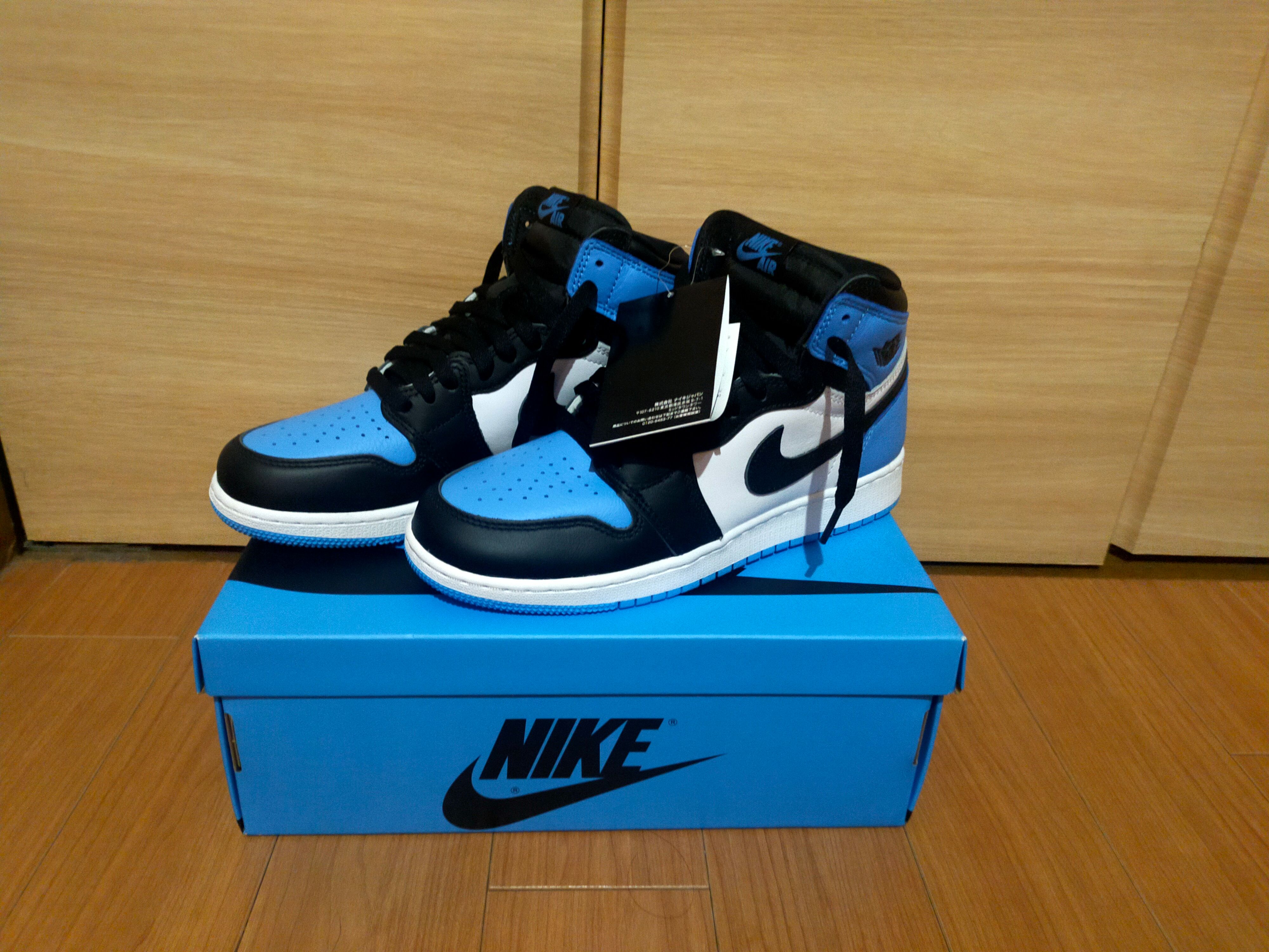 Nike GS Air Jordan 1 Retro High OG "University Blue/UNC Toe"