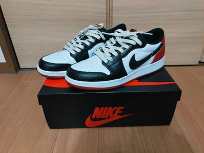Nike GS Air Jordan 1 Retro Low OG "Black Toe"