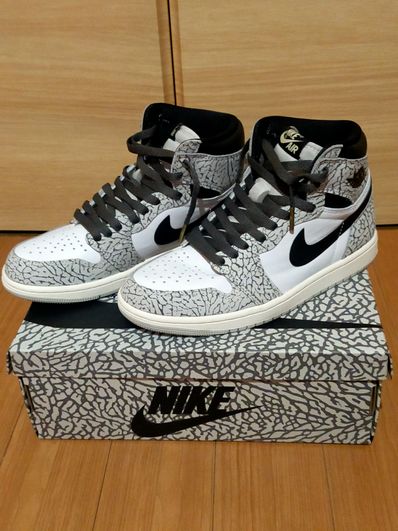 Nike Air Jordan 1 High OG "White Cement/Safari"