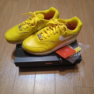 Supreme × Nike Air Max 1 '87 SP "Yellow" (25SS Week4)