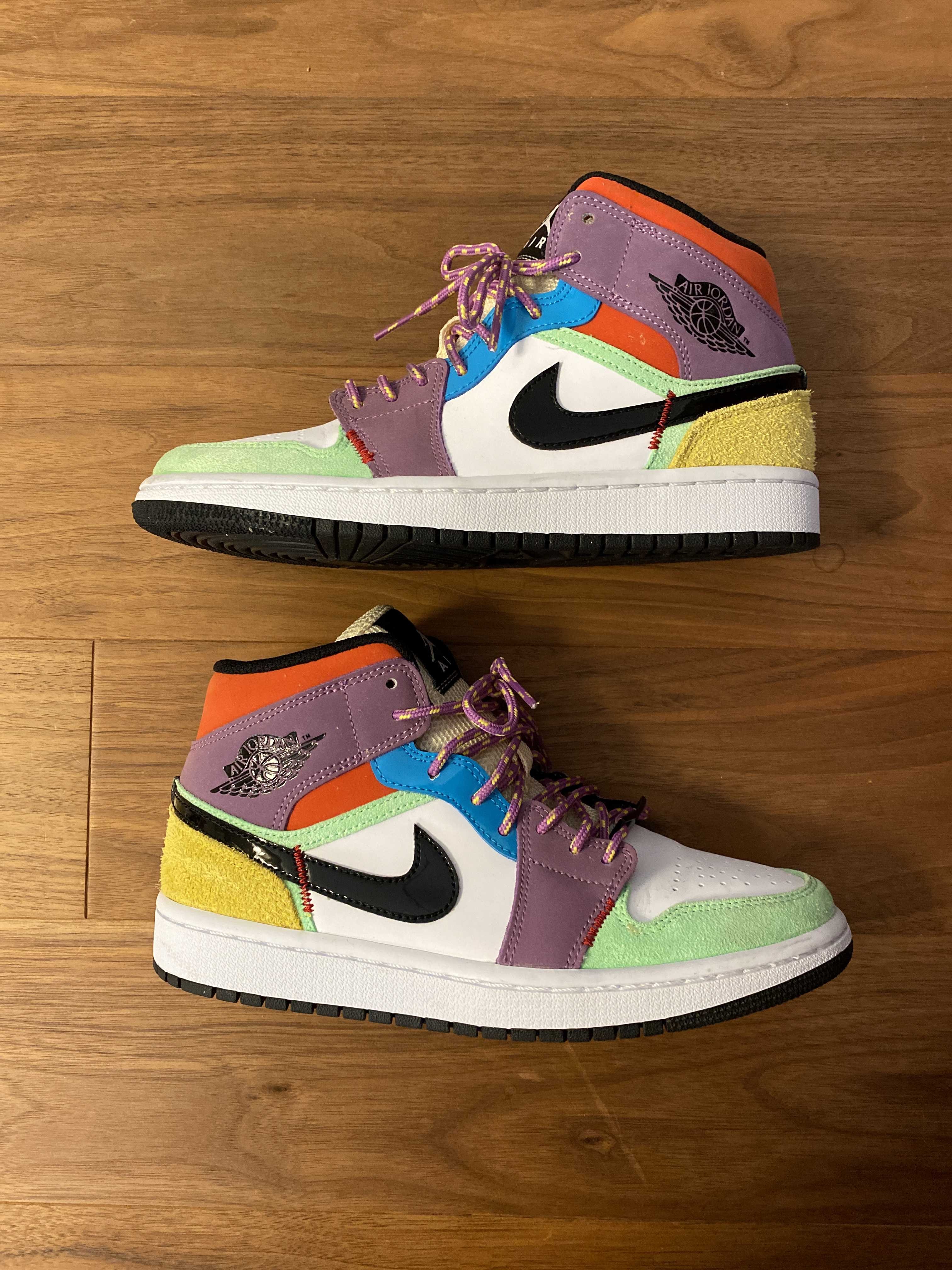 Nike Women's Air Jordan 1 Mid "Multi Color"