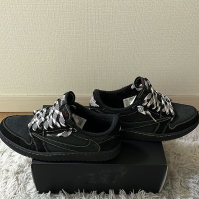 Travis Scott × Nike Air Jordan 1 Low OG SP "Black Phantom"