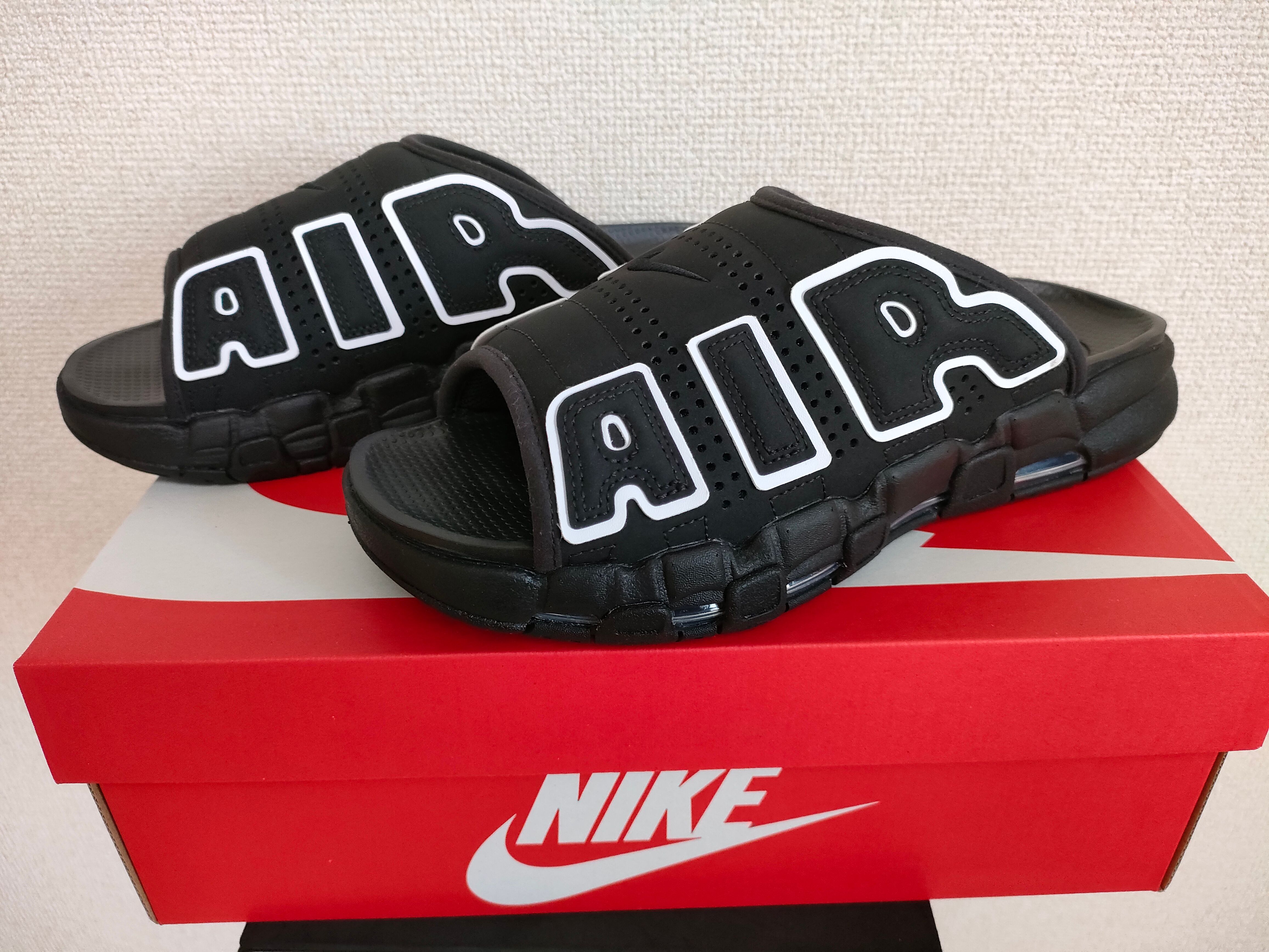 Nike Air More Uptempo Slide "Black" (DV2132-001/DV2137-001)
