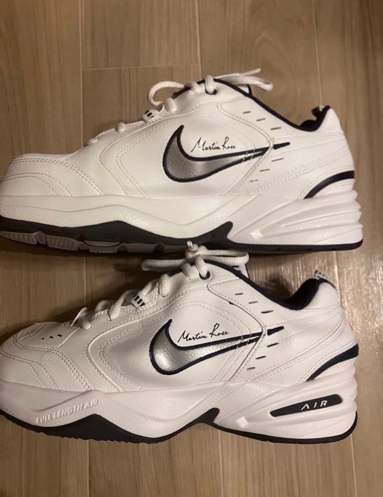 Martine Rose × Nike Air Monaech 4 "White"