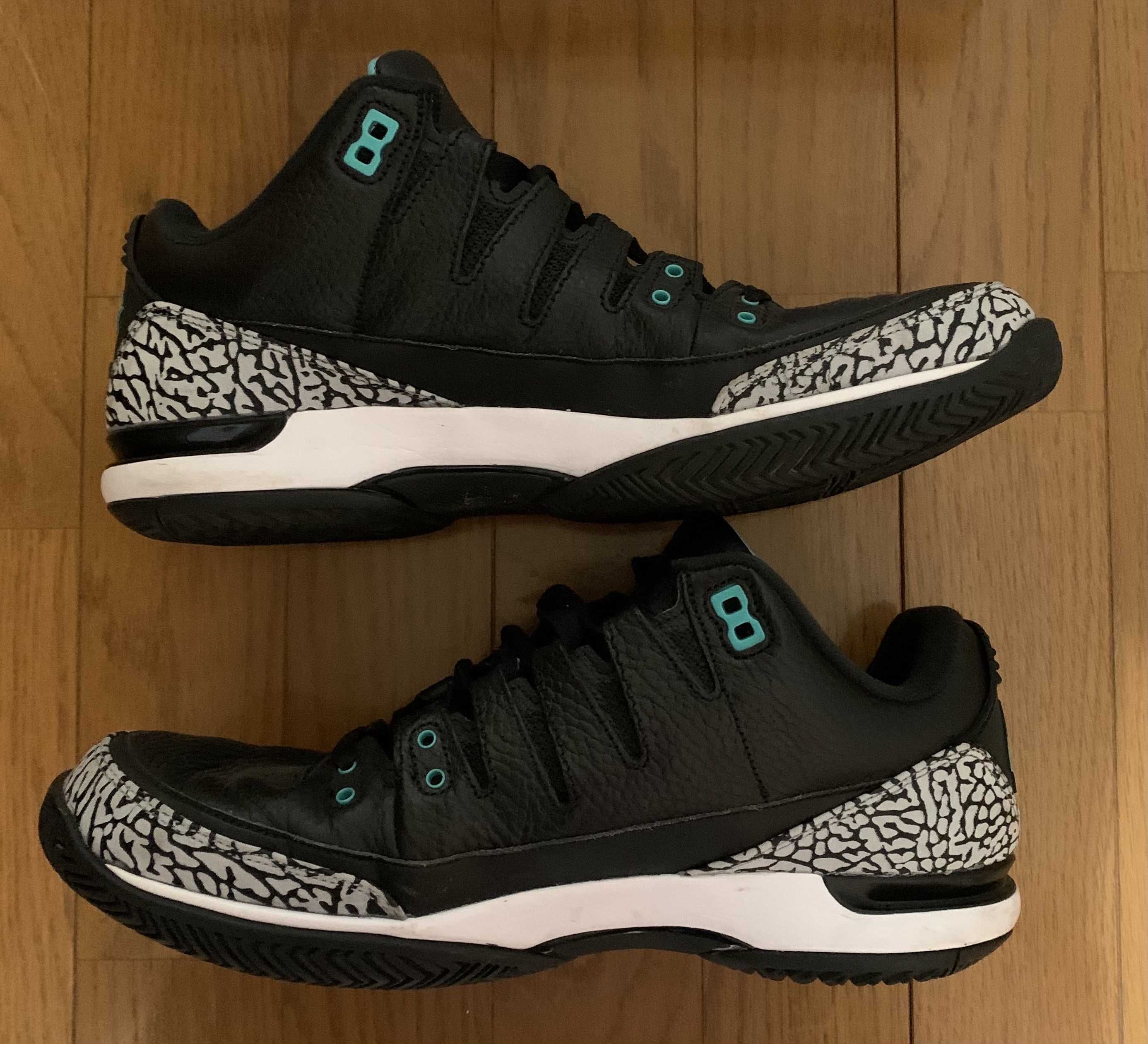 atmos × Nike Zoom Vapor AJ3 "Elephant/Safari"