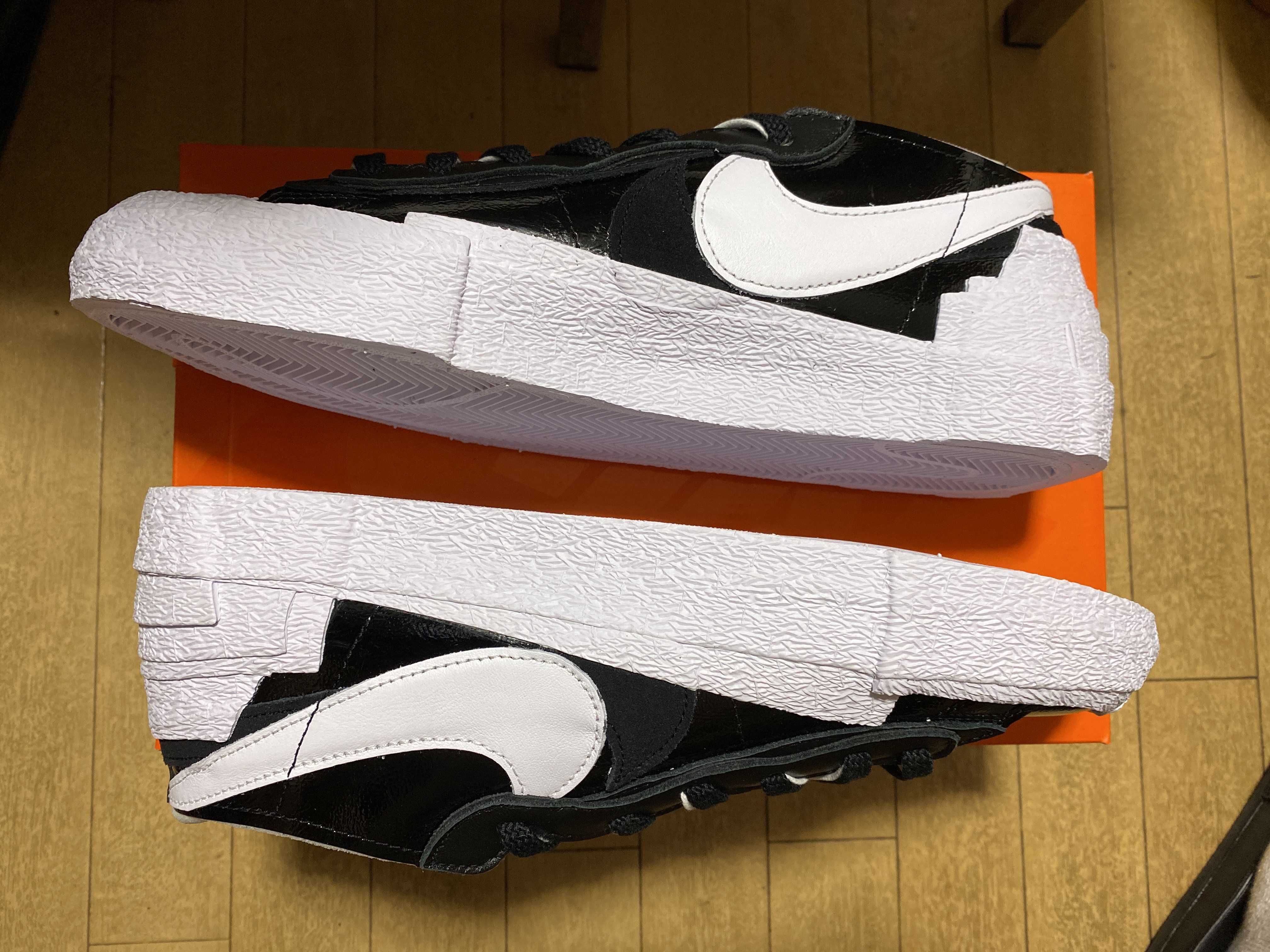 sacai × Nike Blazer Low "Black Patent Leather"