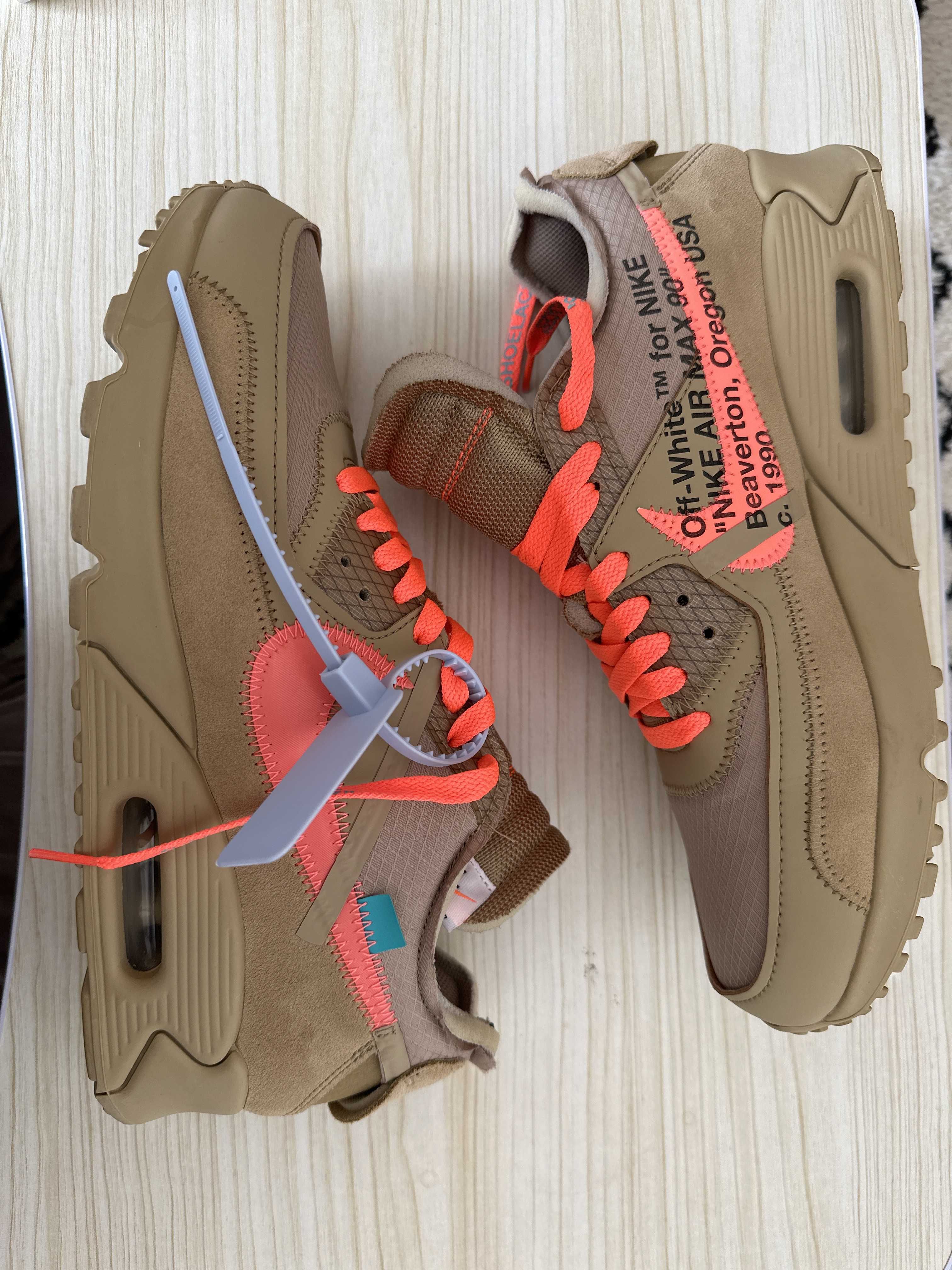 Off-White × Nike Air Max 90 "Desert Ore"