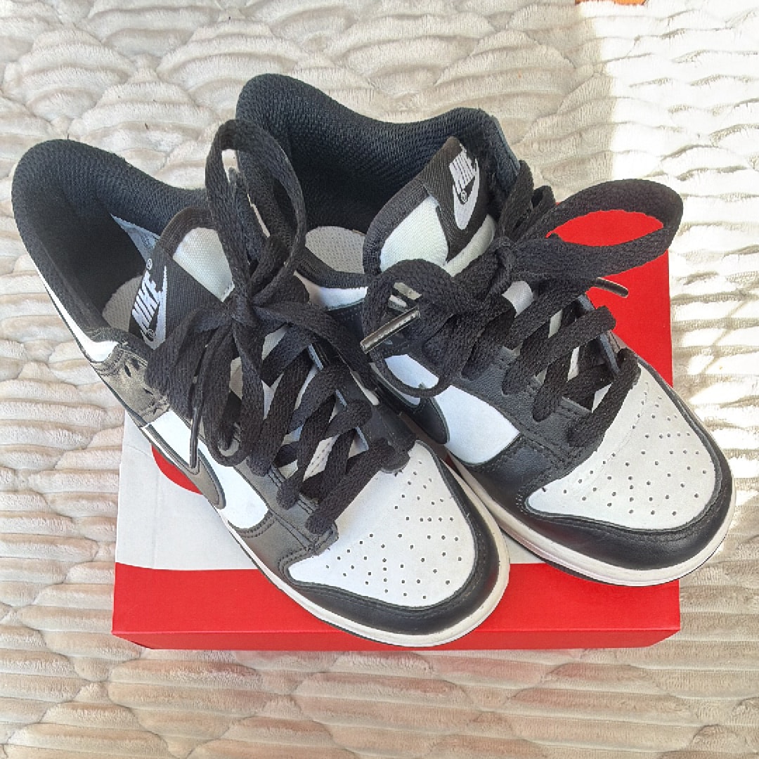 Nike GS Dunk Low "White/Black"