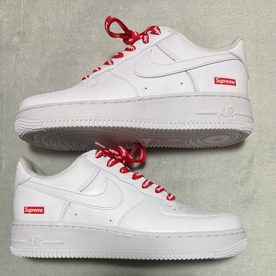 Supreme × Nike Air Force 1 Low "White"