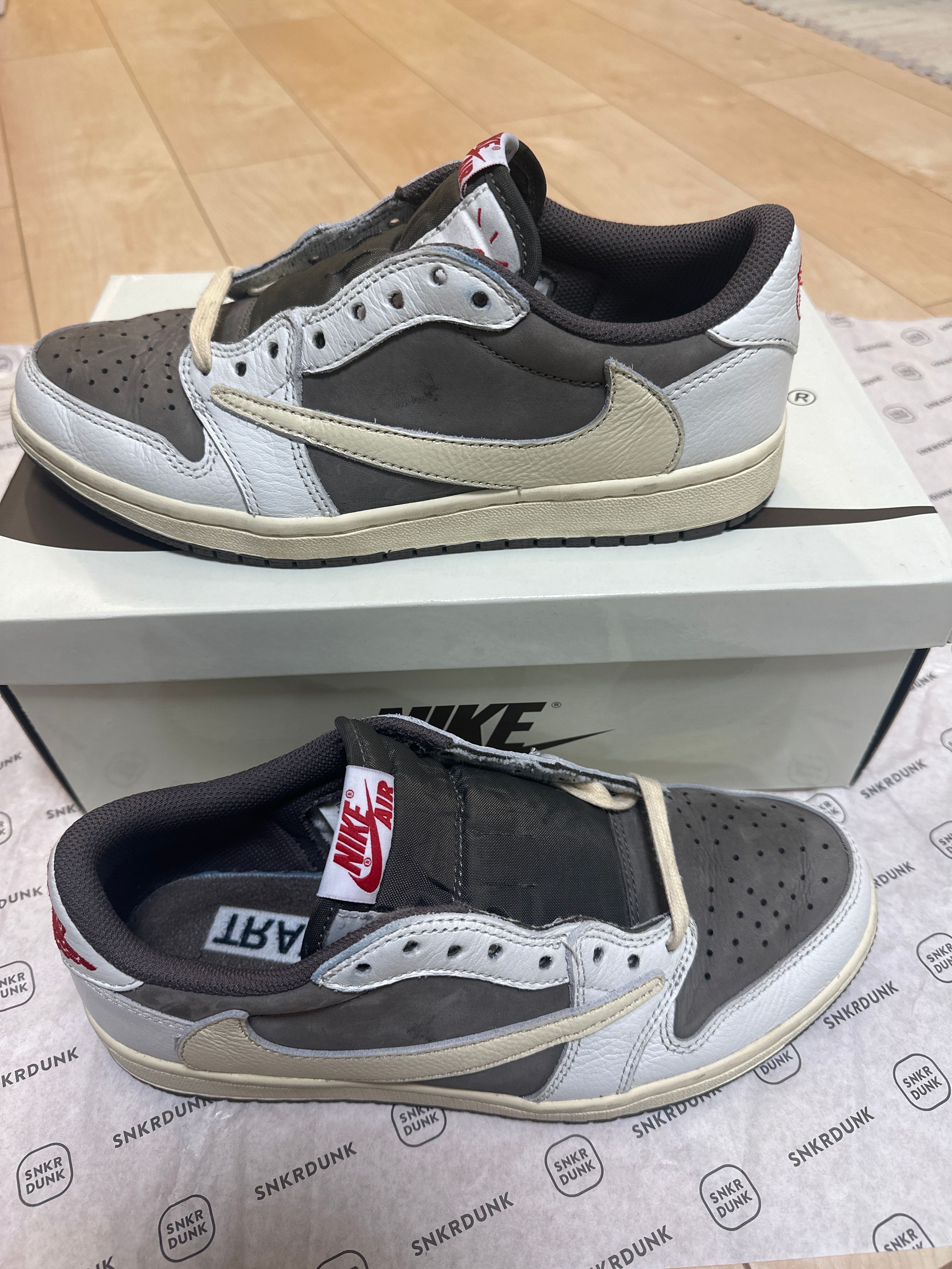 Travis Scott × Nike Air Jordan 1 Low OG SP "Reverse Mocha/Sail and Ridgerock"