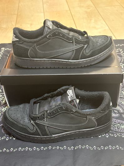Travis Scott × Nike Air Jordan 1 Low OG SP "Black Phantom"