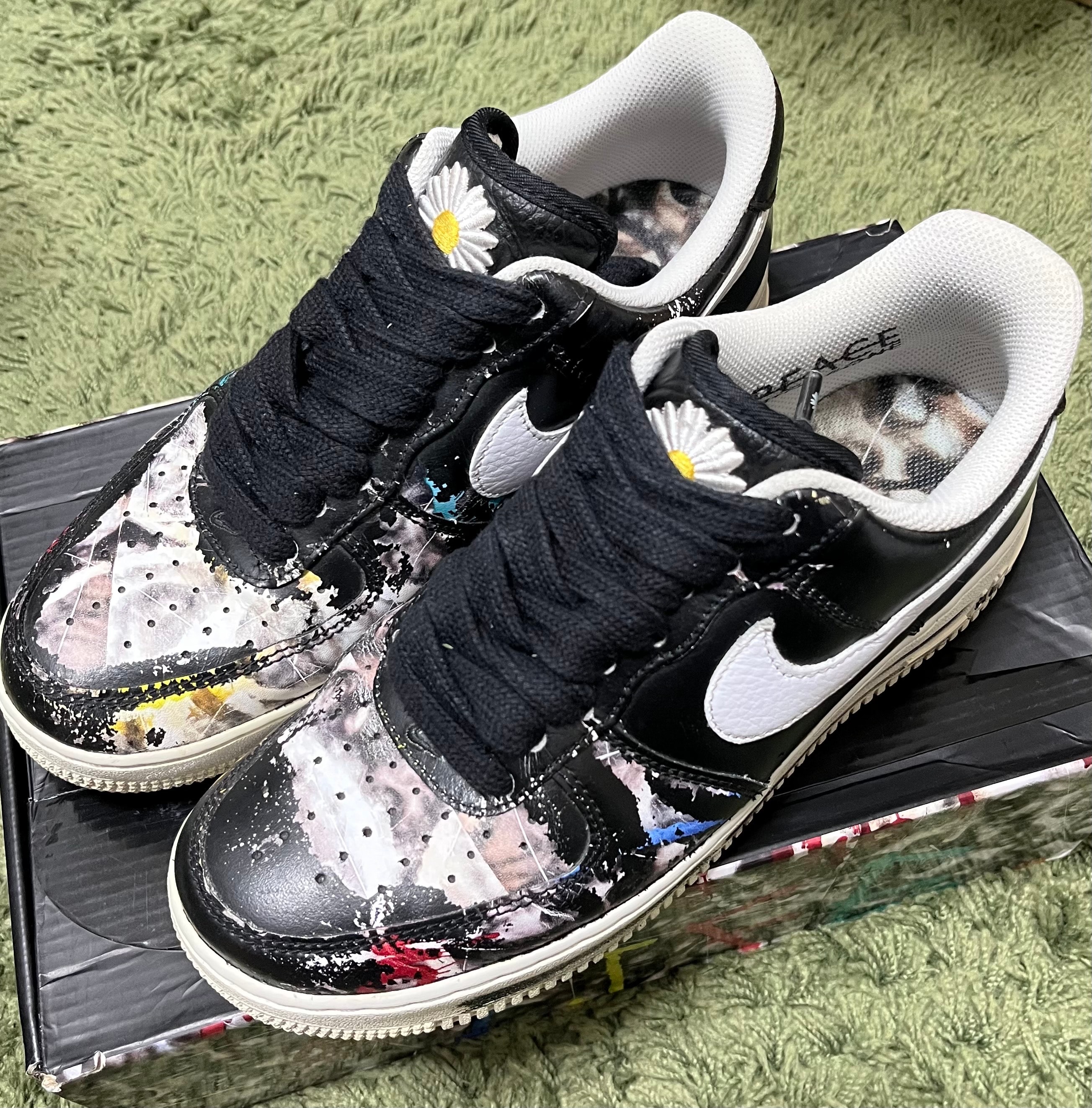 PEACEMINUSONE × Nike Air Force 1 Low Para Noise "Black" / G-DRAGON