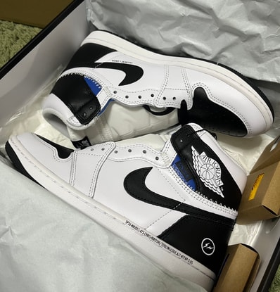 fragment design × UNION × Nike Air Jordan 1 Retro High OG "Black/White"