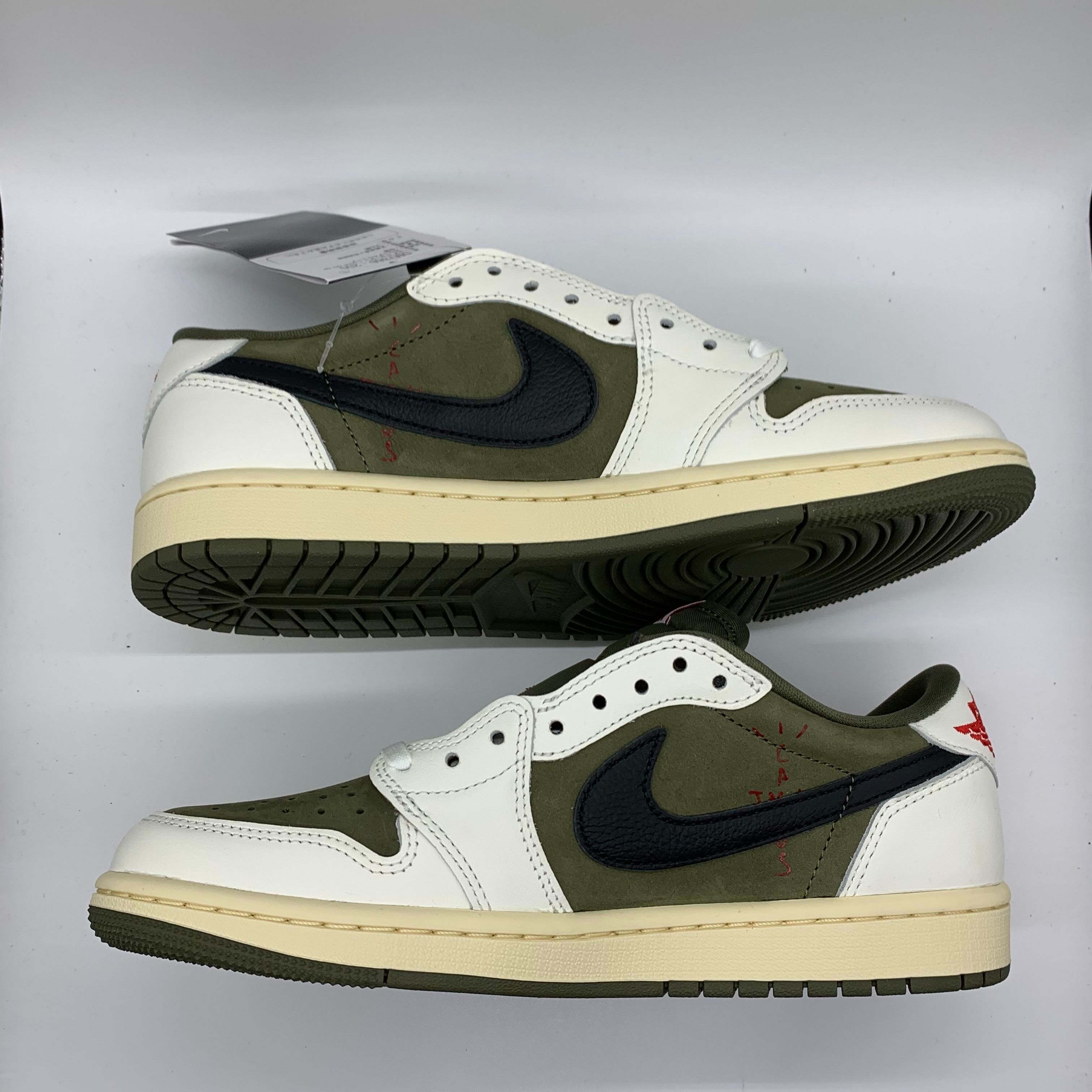 Travis Scott × Nike Air Jordan 1 Low OG SP "Reverse Olive"