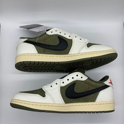 Travis Scott × Nike Air Jordan 1 Low OG SP "Reverse Olive"