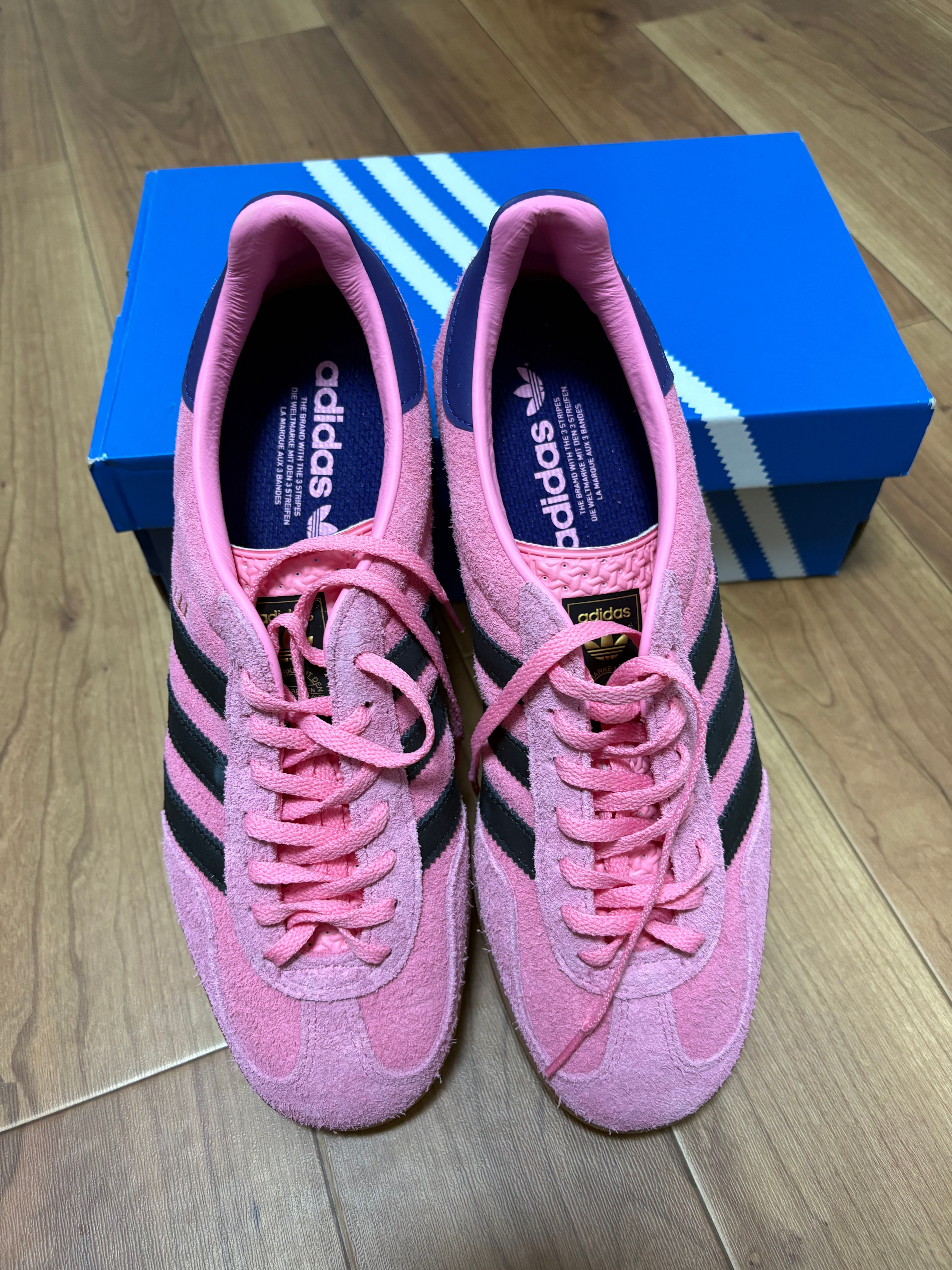 adidas Women's Gazelle Indoor "Bliss Pink/Core Black/Collegiate Purple"