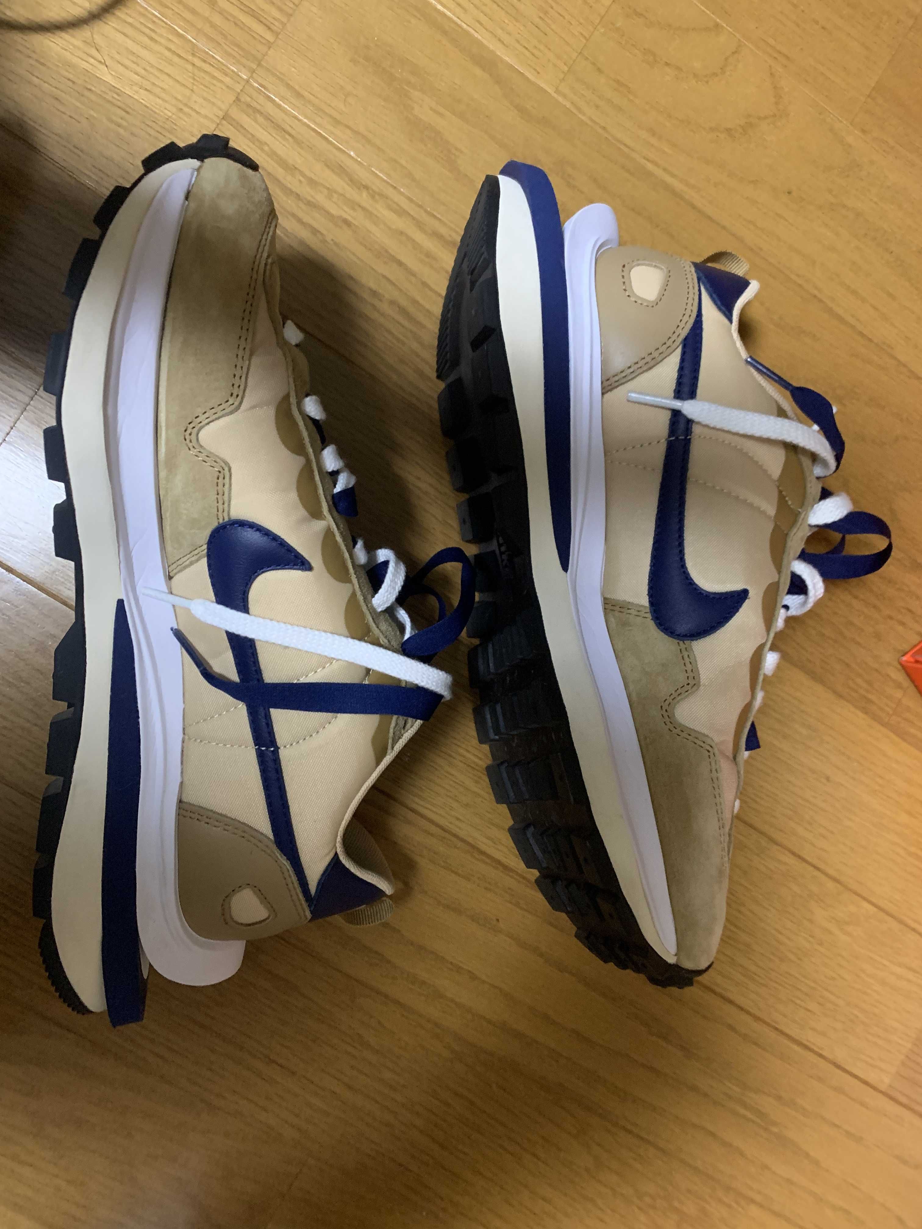 Sacai × Nike Vapor Waffle "Sesame And Blue Void"