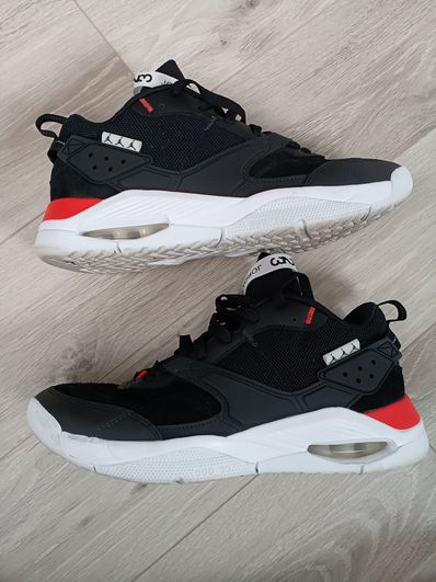 Nike Women's Jordan Air NFH "Black/White-Chile Red-Off Noir"