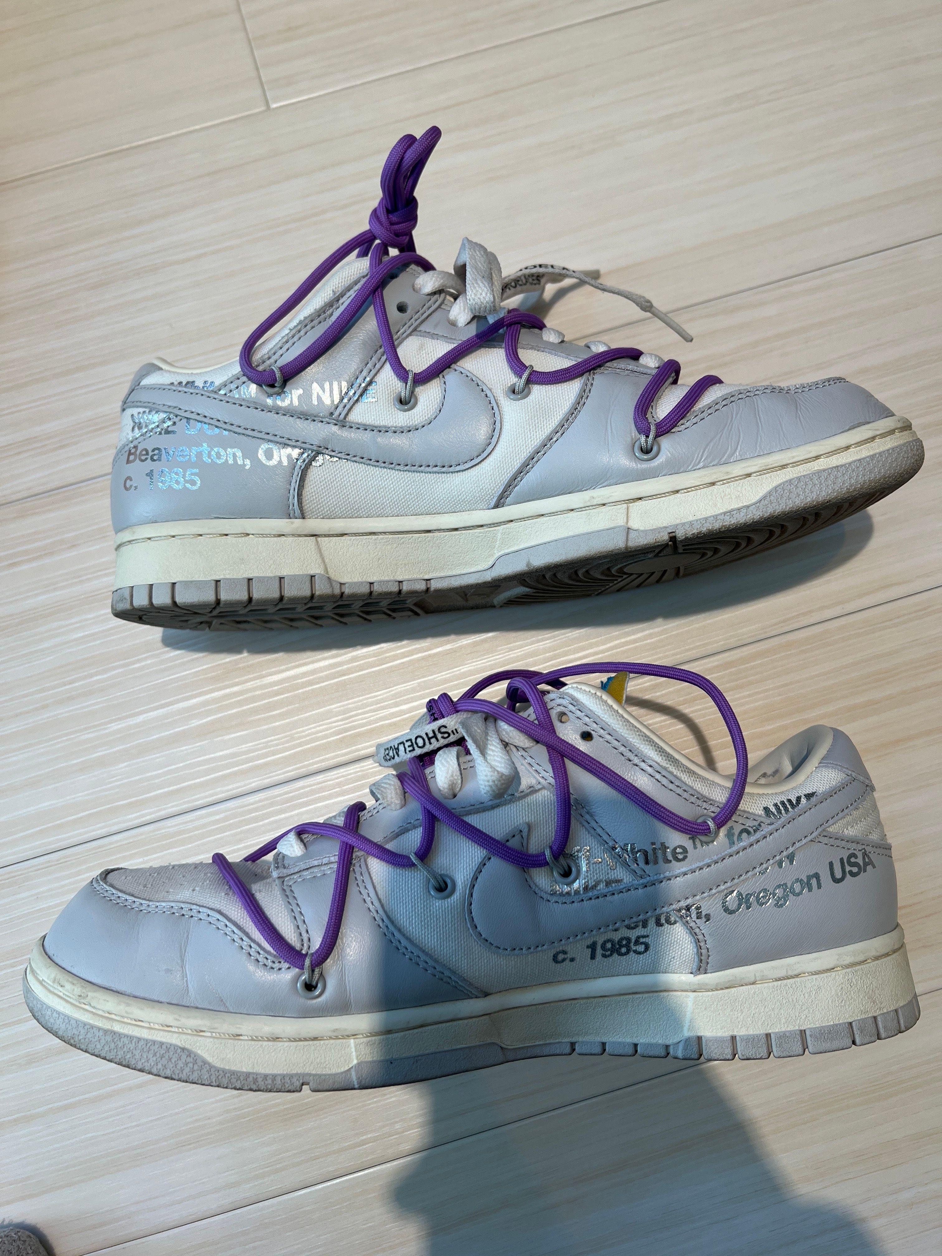 Off-White × Nike Dunk Low "Sail/Neutral Gray"